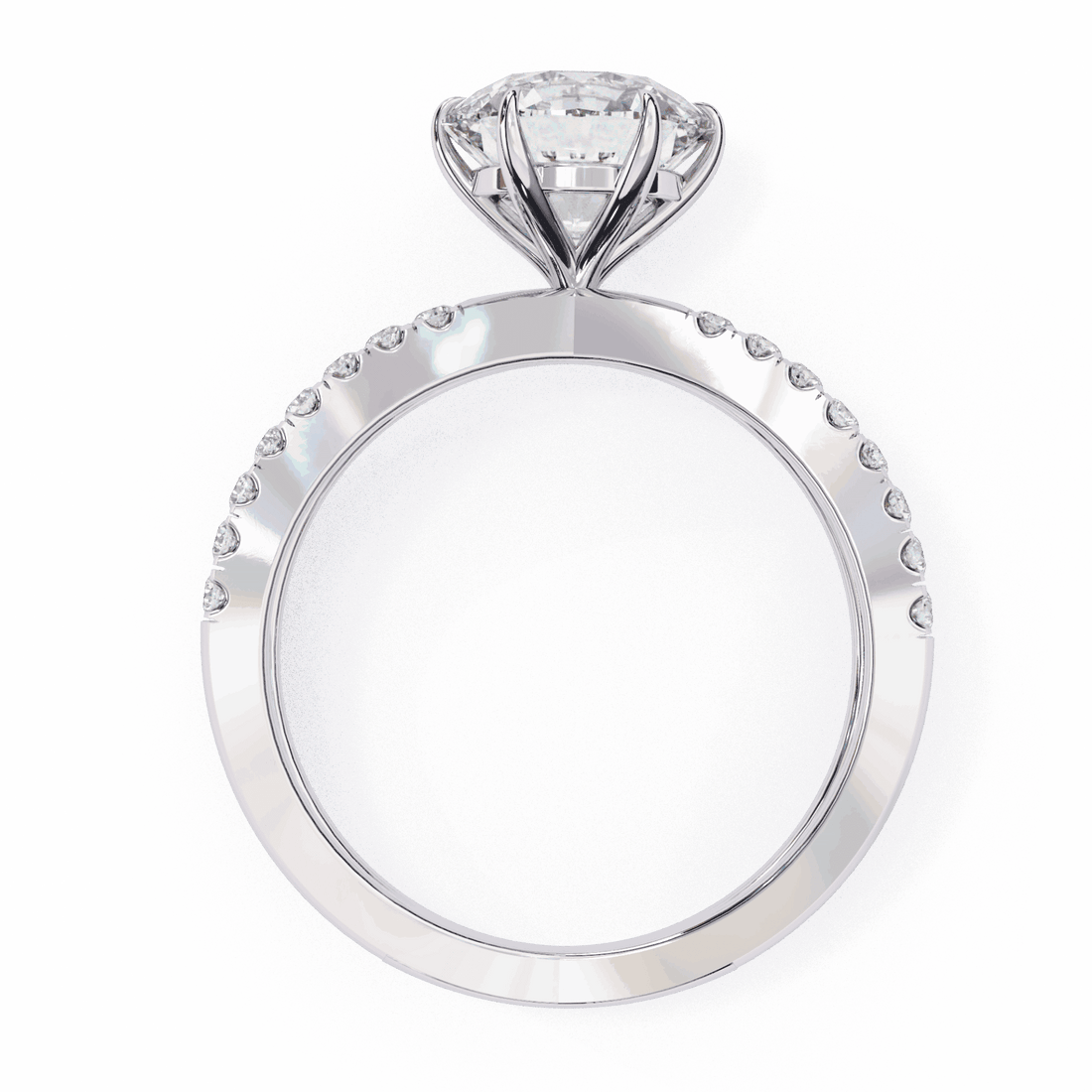 2.25 Carat Round Endless Promise Solitaire Ring in Moissanite | House of Estara