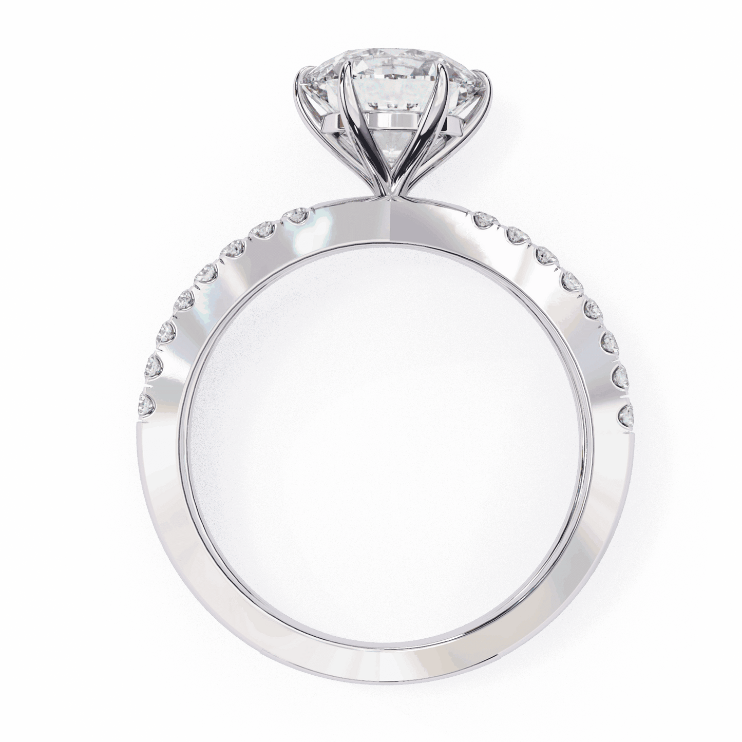 2.25 Carat Round Endless Promise Solitaire Ring in Moissanite | House of Estara