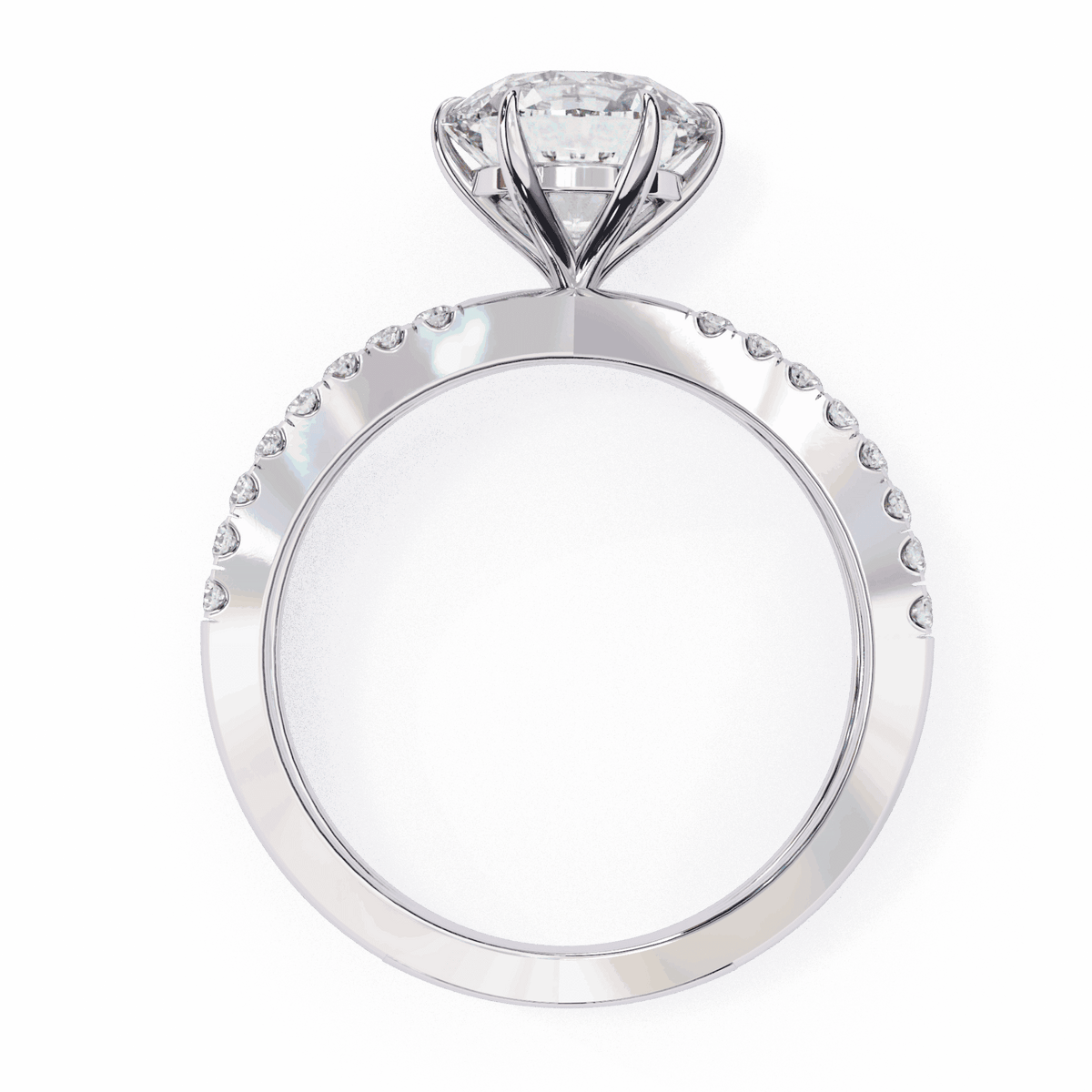 2.25 Carat Round Endless Promise Solitaire Ring in Moissanite | House of Estara