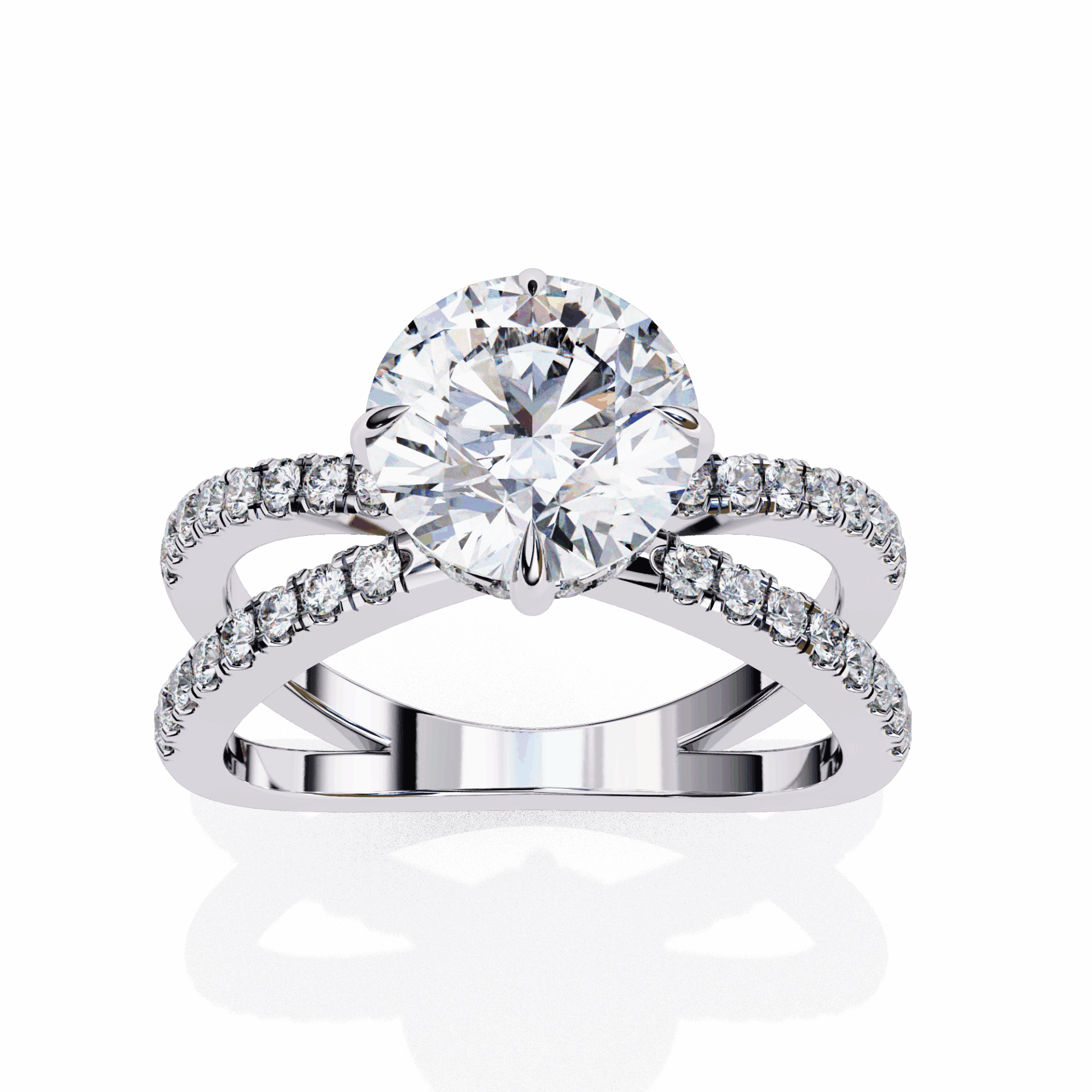 2.25 Carat Round Endless Promise Solitaire Ring in Moissanite | House of Estara