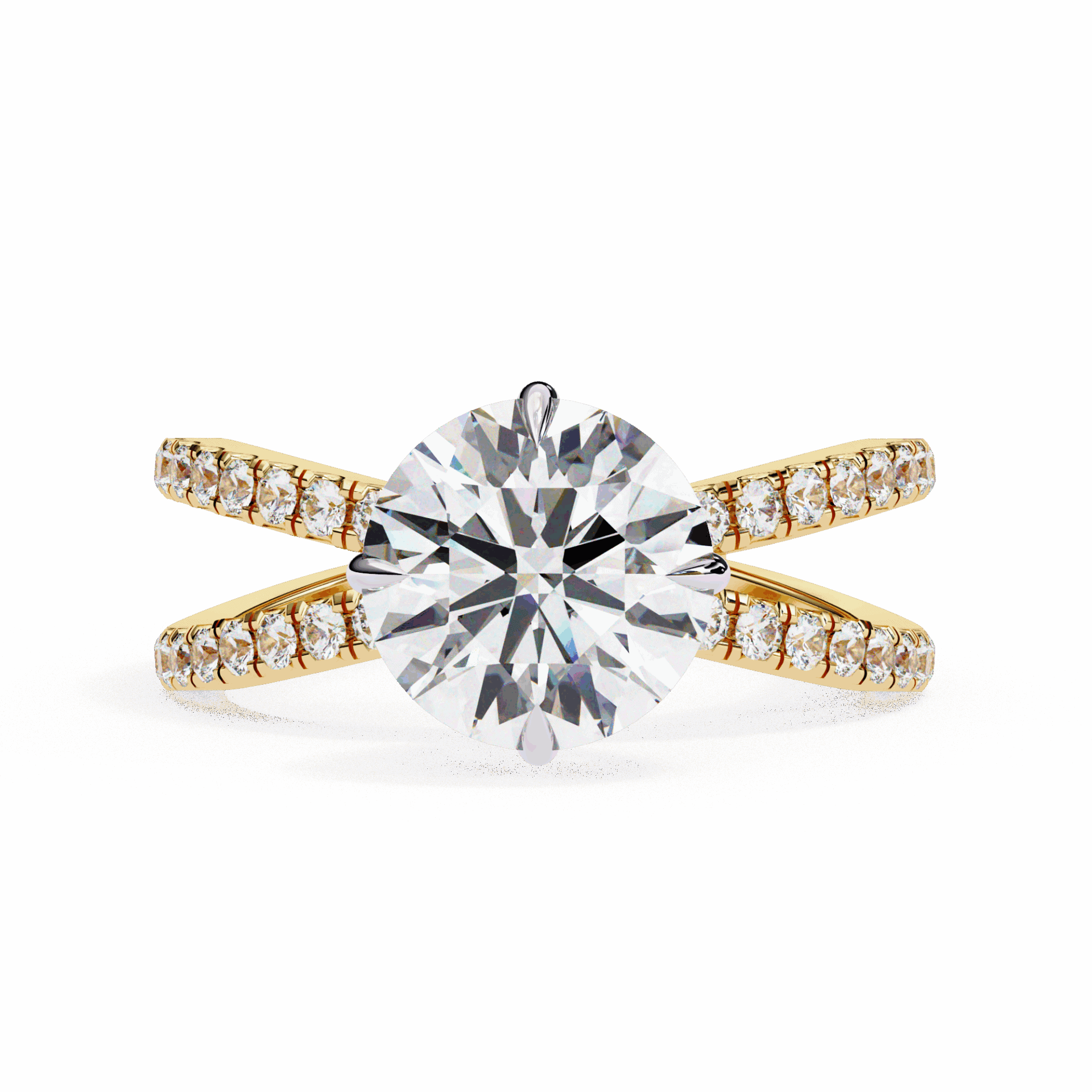 2.25 Carat Round Endless Promise Solitaire Ring in Moissanite | House of Estara