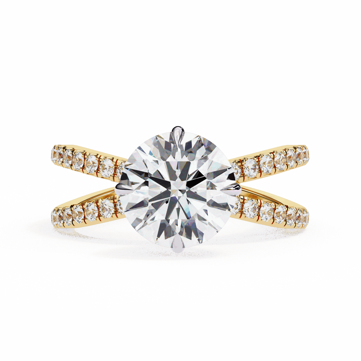 2.25 Carat Round Endless Promise Solitaire Ring in Moissanite | House of Estara