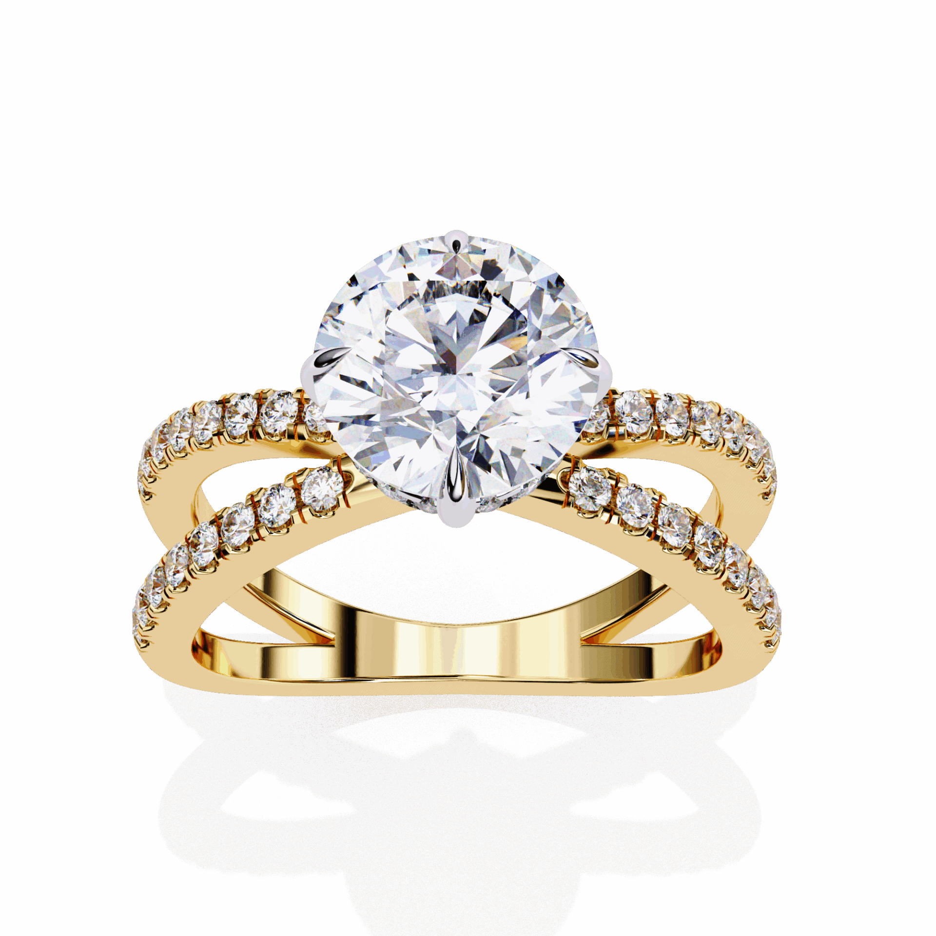 2.25 Carat Round Endless Promise Solitaire Ring in Moissanite | House of Estara