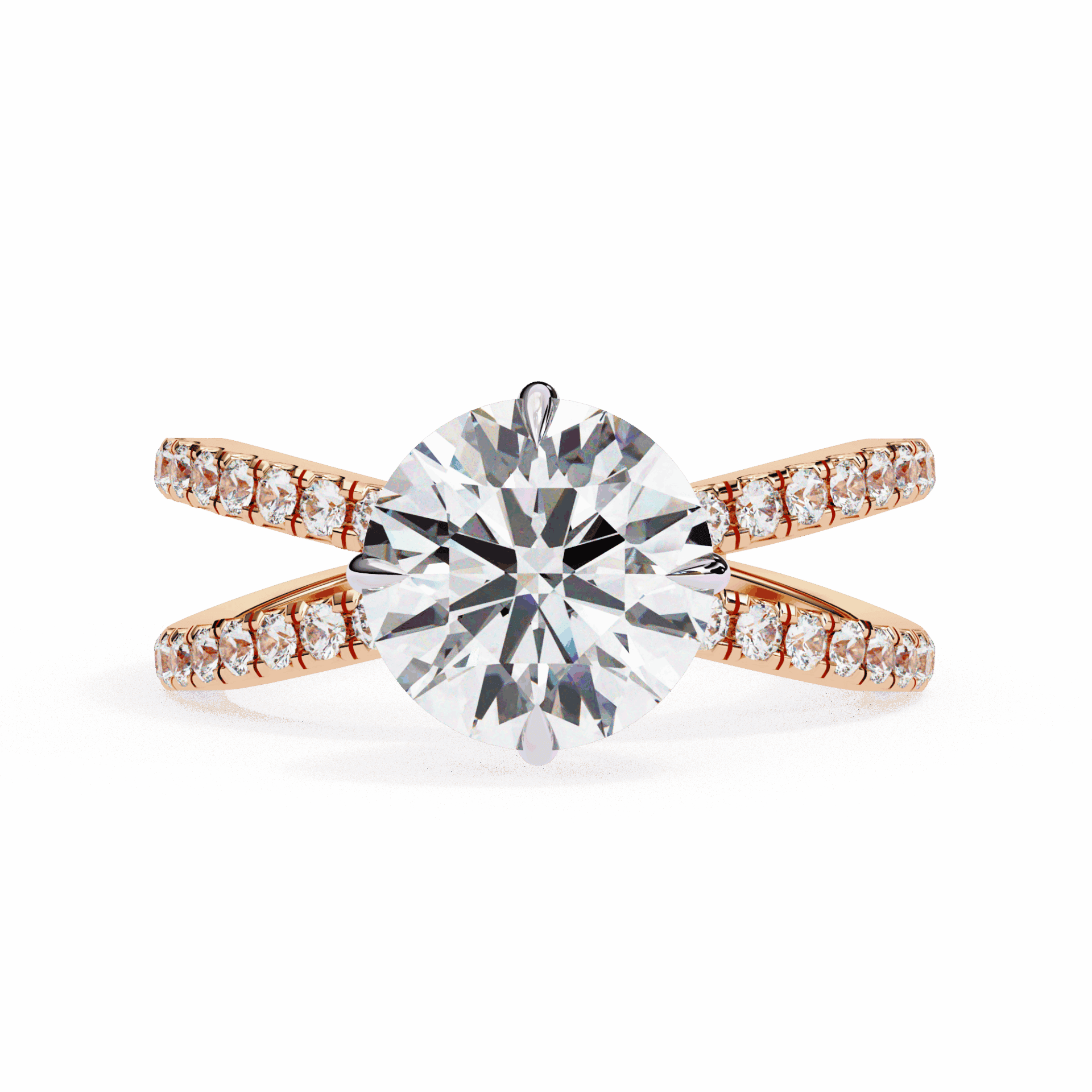 2.25 Carat Round Endless Promise Solitaire Ring in Moissanite | House of Estara