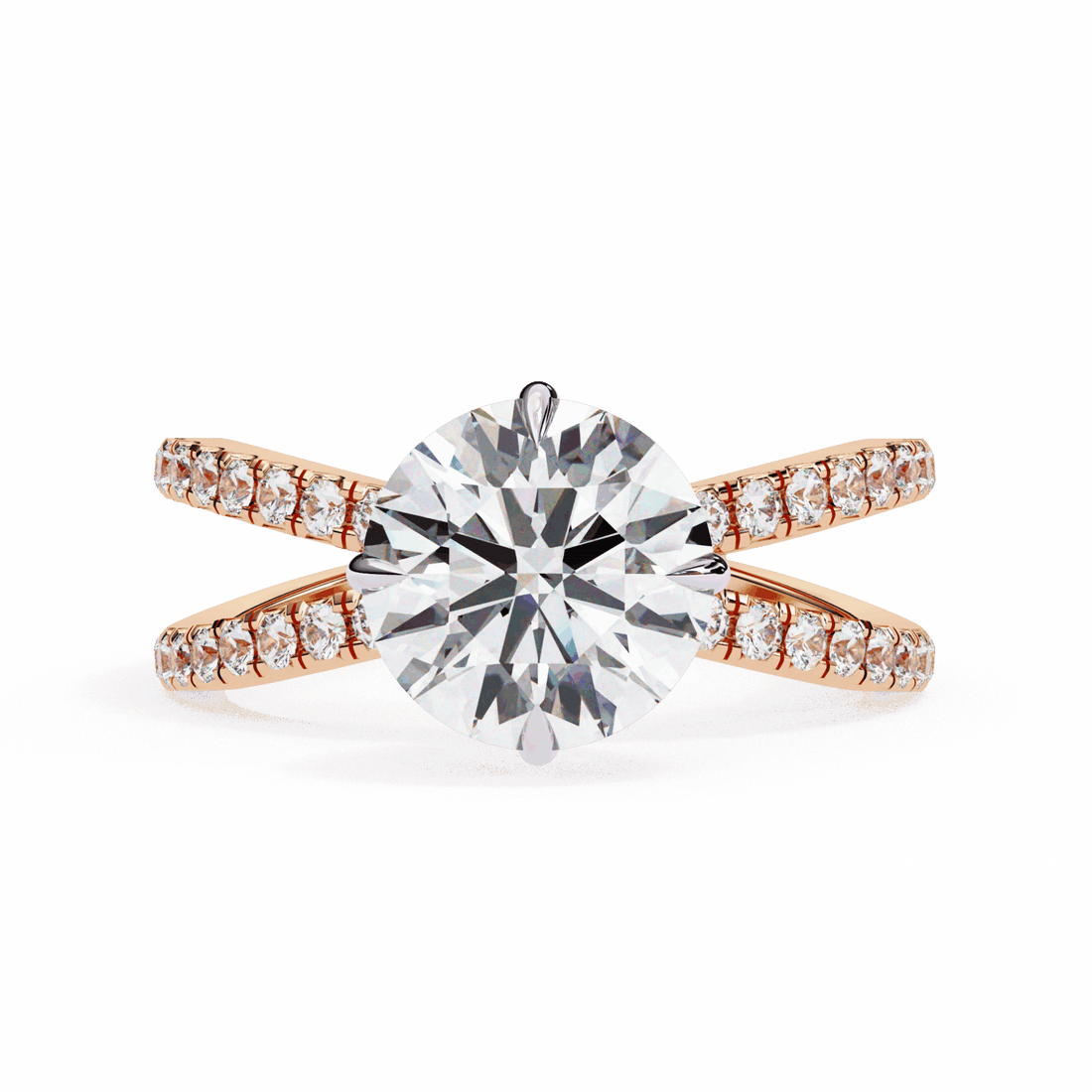 2.25 Carat Round Endless Promise Solitaire Ring in Moissanite | House of Estara