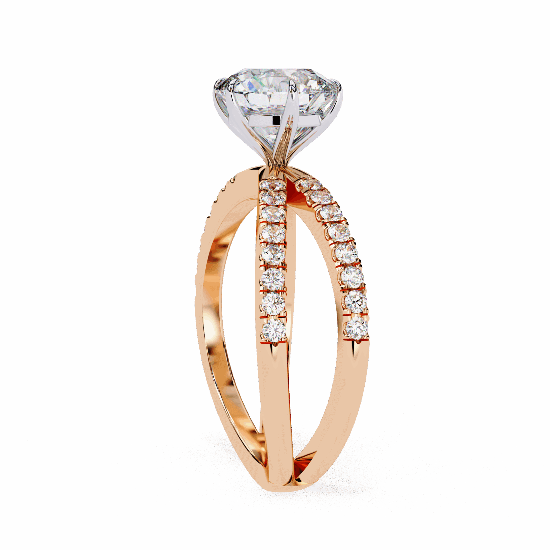2.25 Carat Round Endless Promise Solitaire Ring in Moissanite | House of Estara