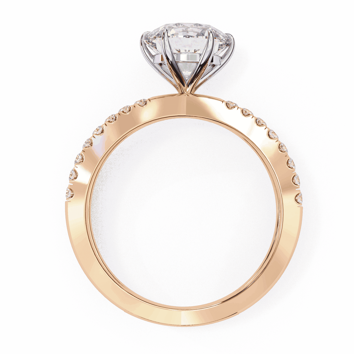 2.25 Carat Round Endless Promise Solitaire Ring in Moissanite | House of Estara