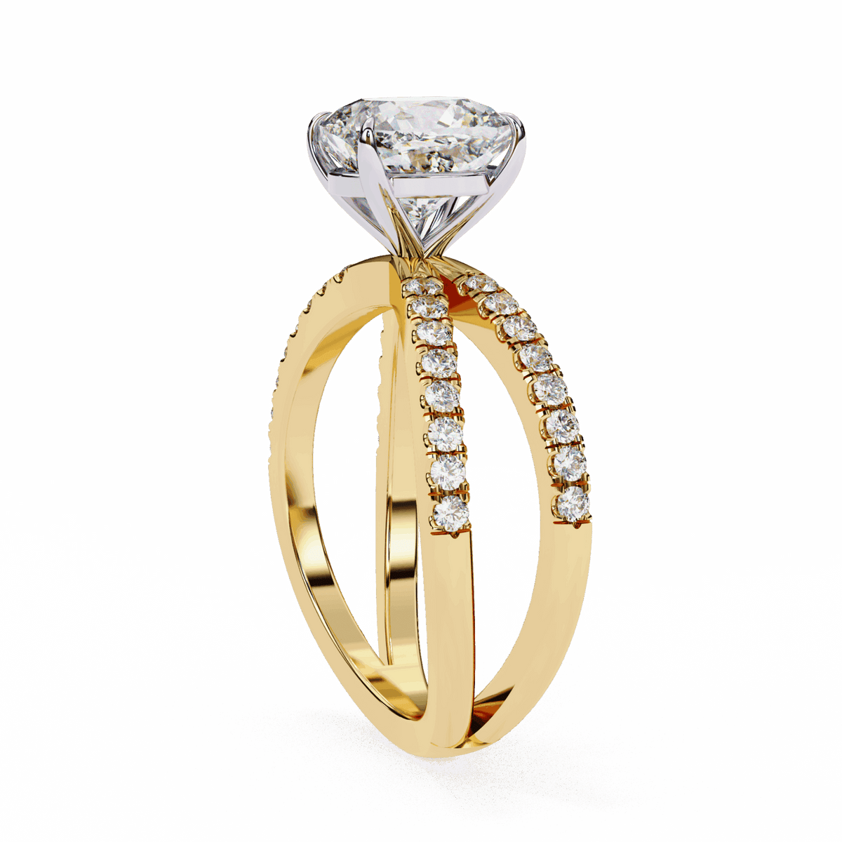 3 Carat Cushion Endless Promise Solitaire Ring in Moissanite | House of Estara
