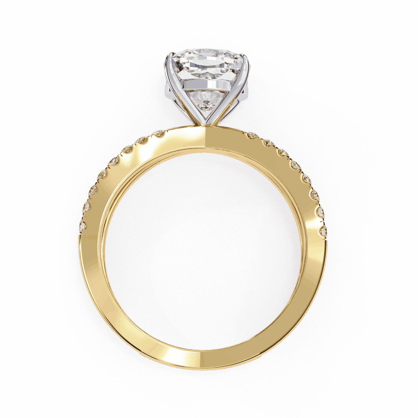 3 Carat Cushion Endless Promise Solitaire Ring in Moissanite | House of Estara