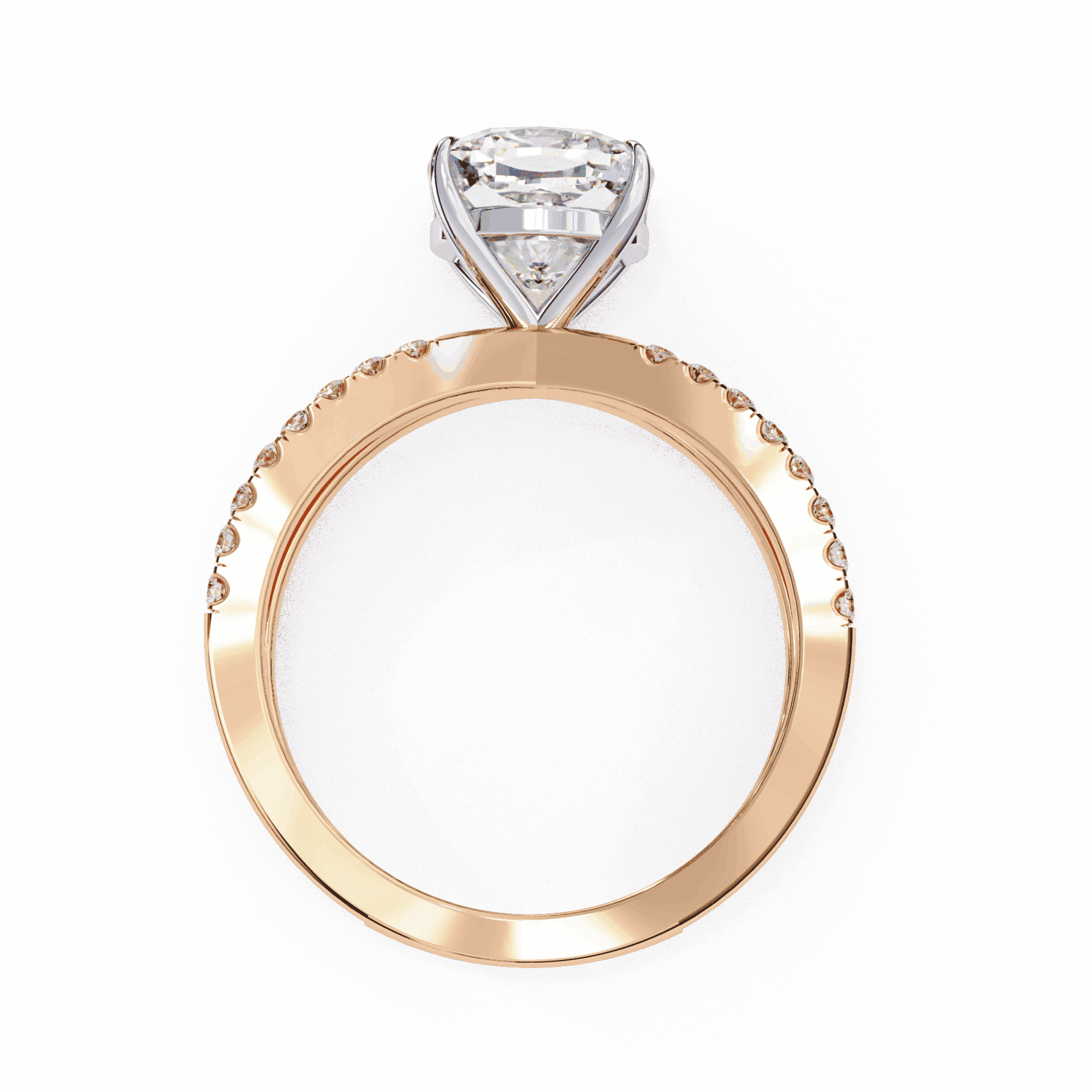 3 Carat Cushion Endless Promise Solitaire Ring in Moissanite | House of Estara
