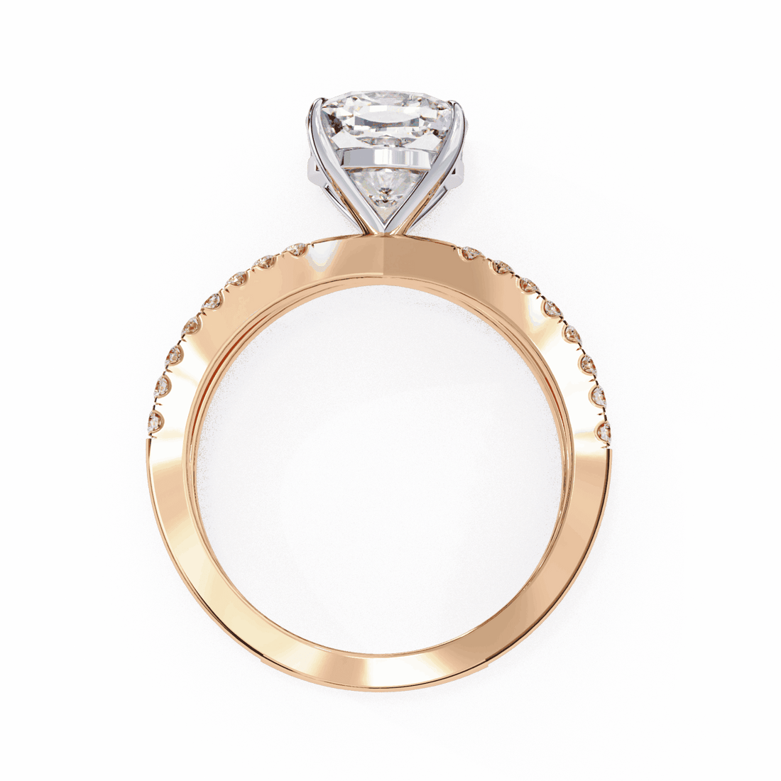 3 Carat Cushion Endless Promise Solitaire Ring in Moissanite | House of Estara