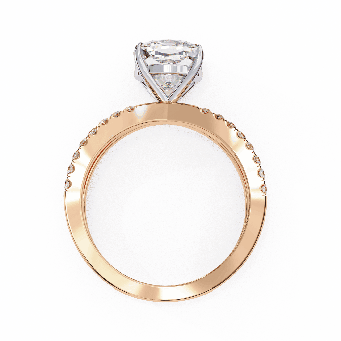 3 Carat Cushion Endless Promise Solitaire Ring in Moissanite | House of Estara