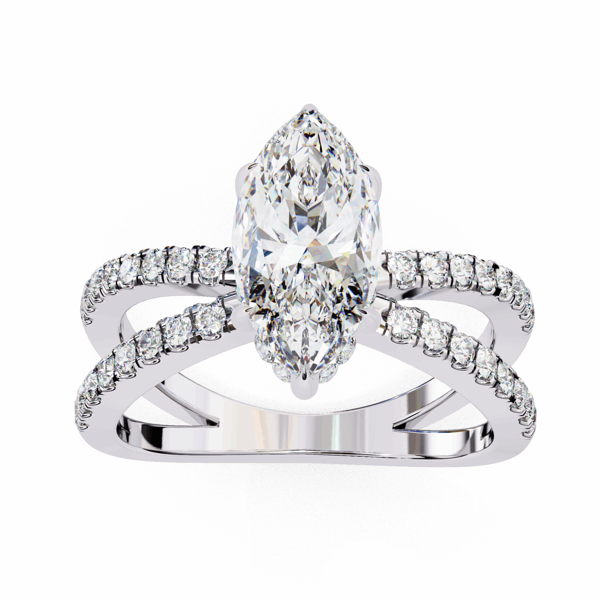 1.25 Carat Marquise Endless Promise Solitaire Ring in Moissanite | House of Estara