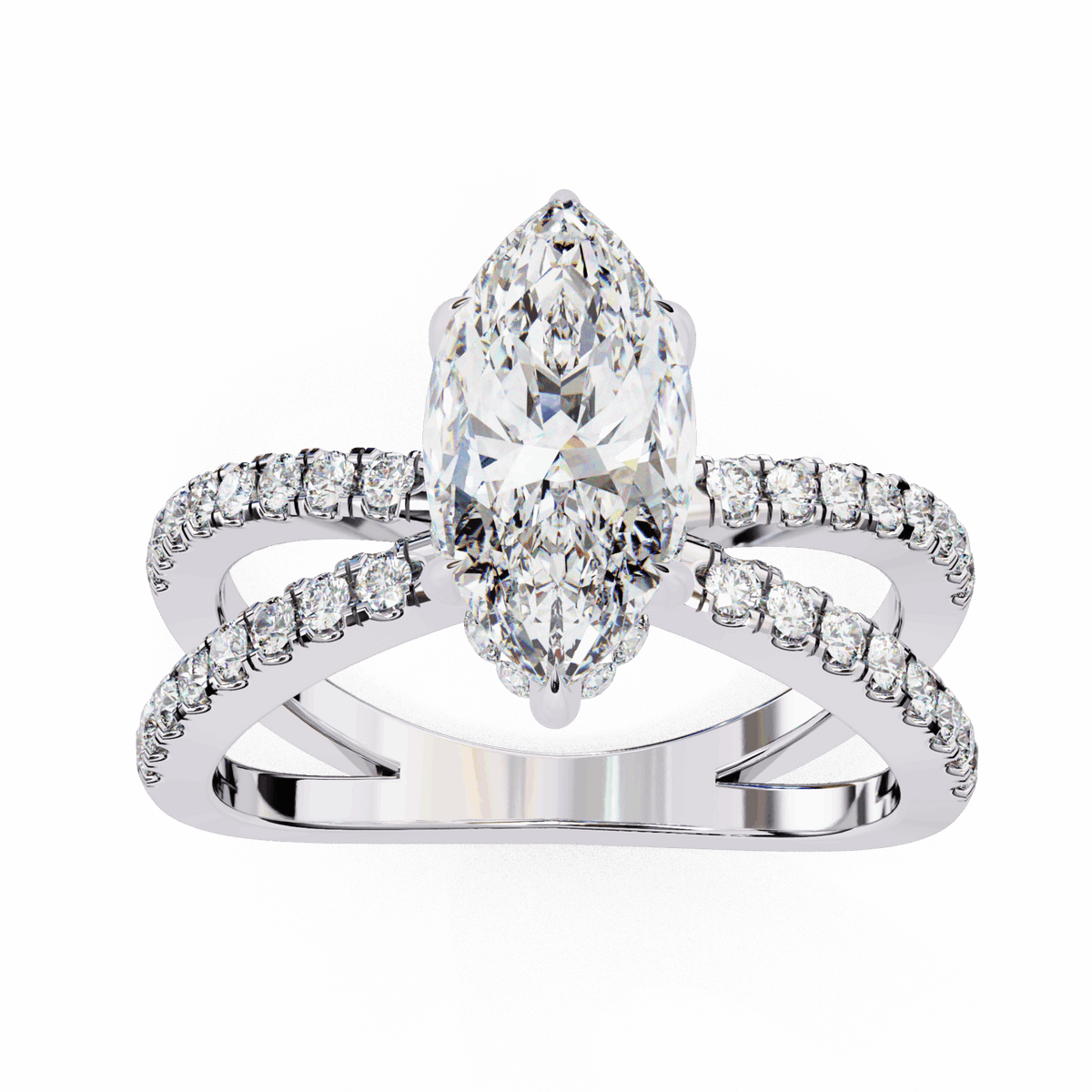 1.25 Carat Marquise Endless Promise Solitaire Ring in Moissanite | House of Estara