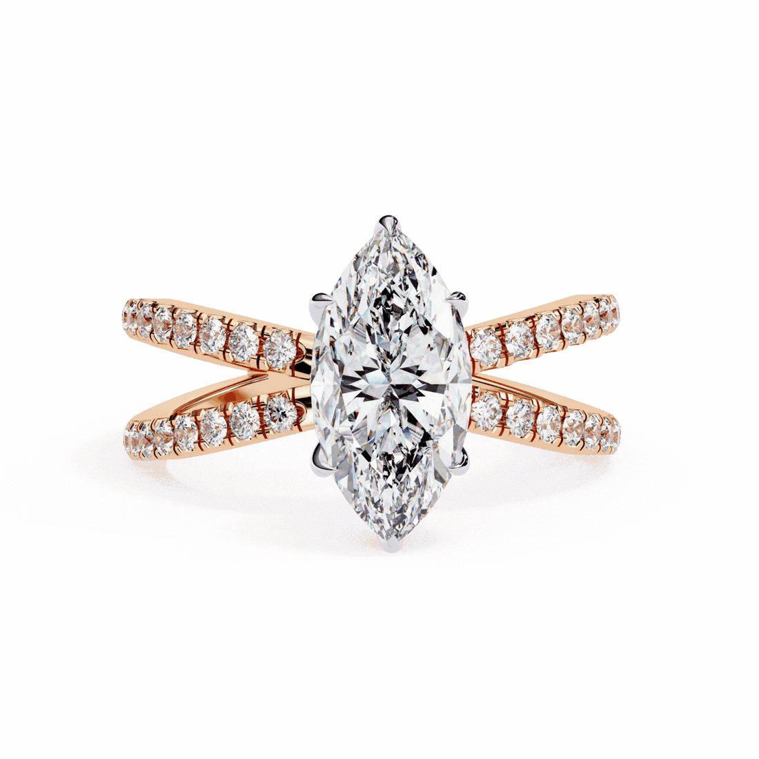 1.25 Carat Marquise Endless Promise Solitaire Ring in Moissanite | House of Estara