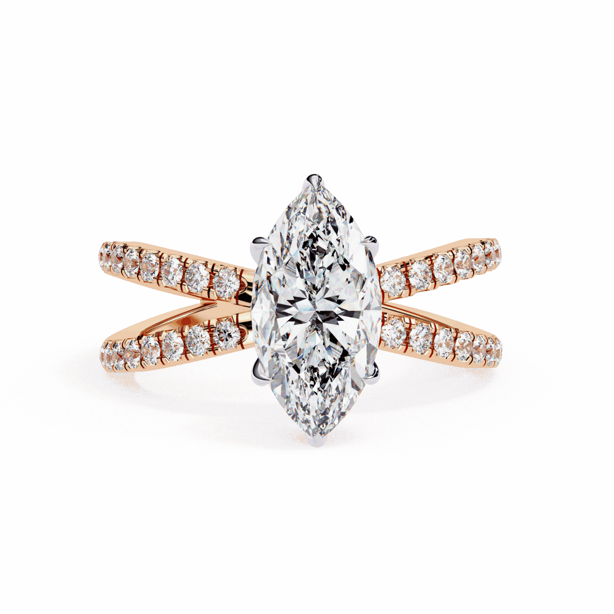 1.25 Carat Marquise Endless Promise Solitaire Ring in Moissanite | House of Estara
