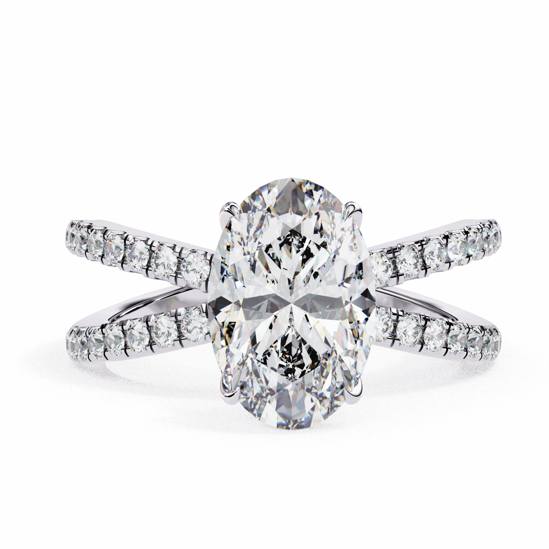 1.5 Carat Oval Endless Promise Solitaire Ring in Moissanite | House of Estara