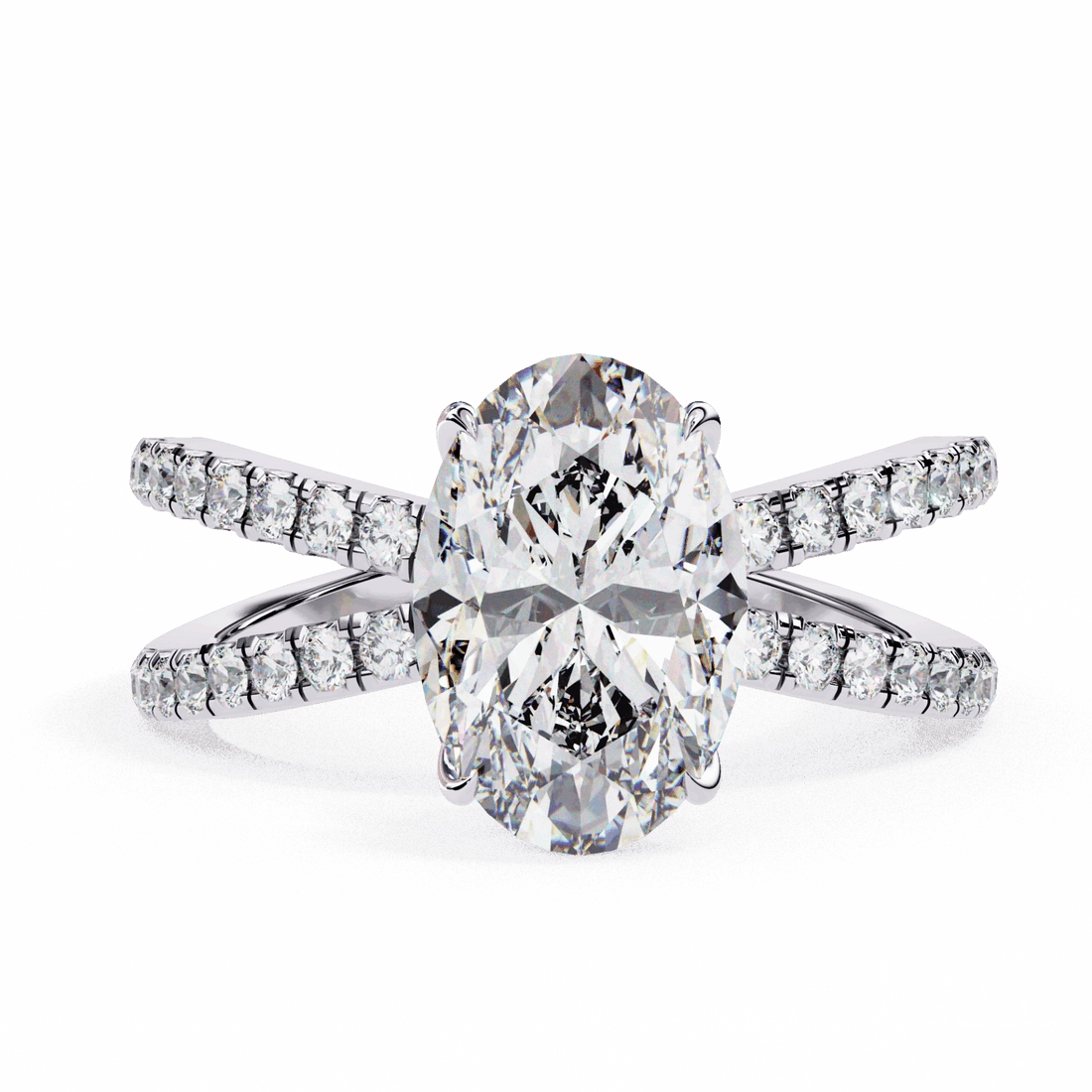 1.5 Carat Oval Endless Promise Solitaire Ring in Moissanite | House of Estara