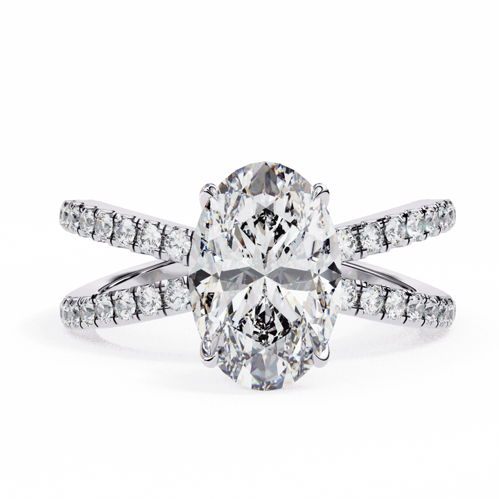 1.5 Carat Oval Endless Promise Solitaire Ring in Moissanite | House of Estara