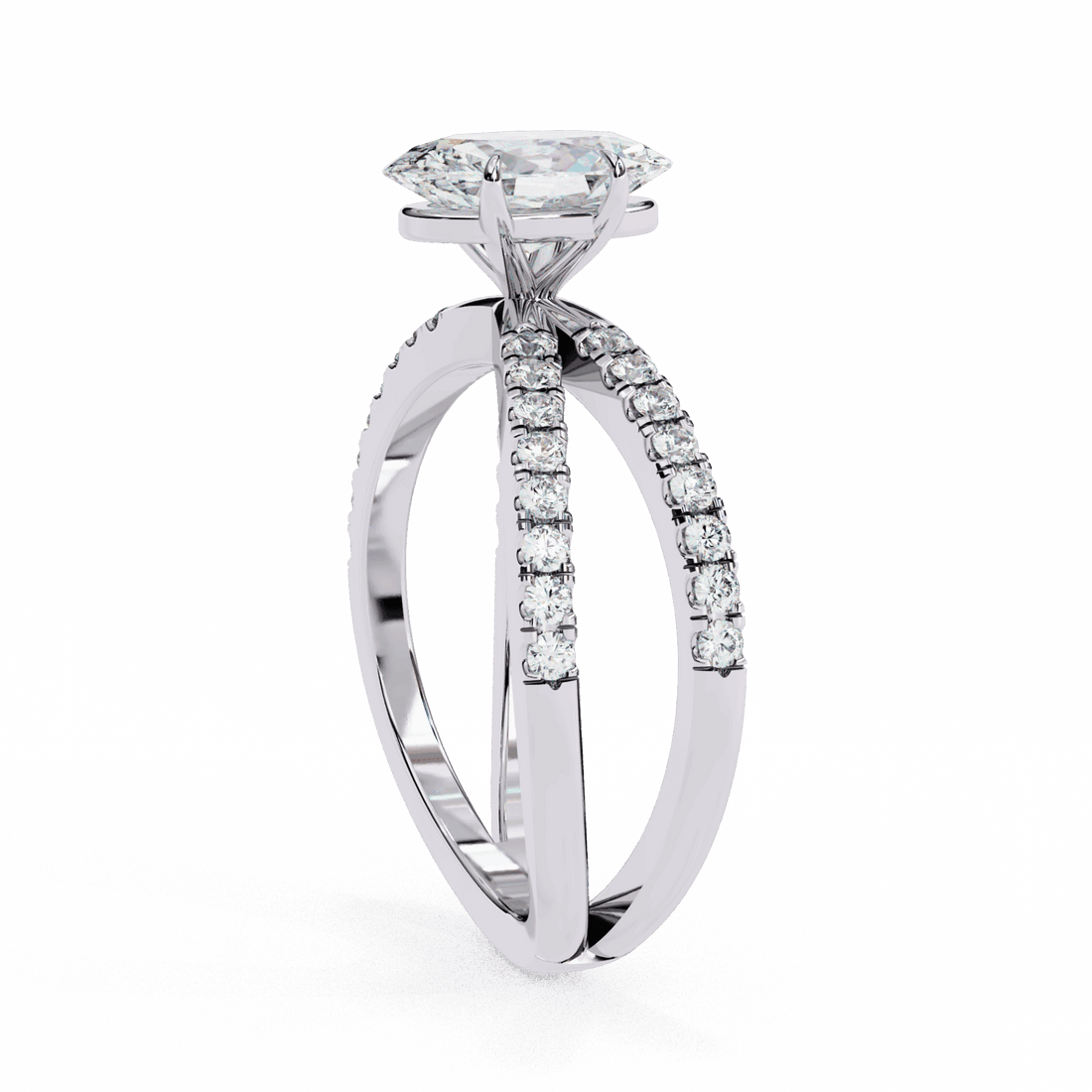 1.5 Carat Oval Endless Promise Solitaire Ring in Moissanite | House of Estara
