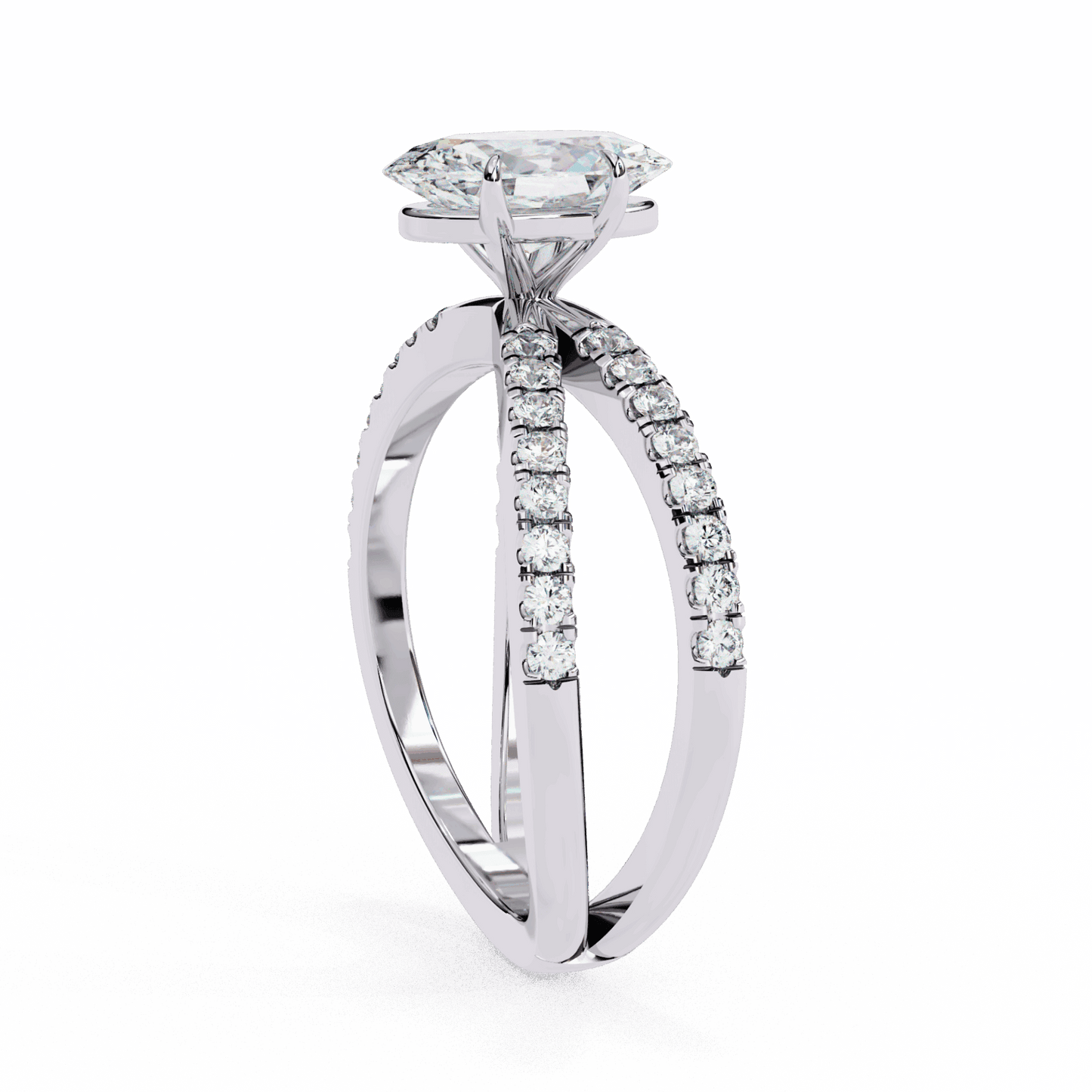 1.5 Carat Oval Endless Promise Solitaire Ring in Moissanite | House of Estara