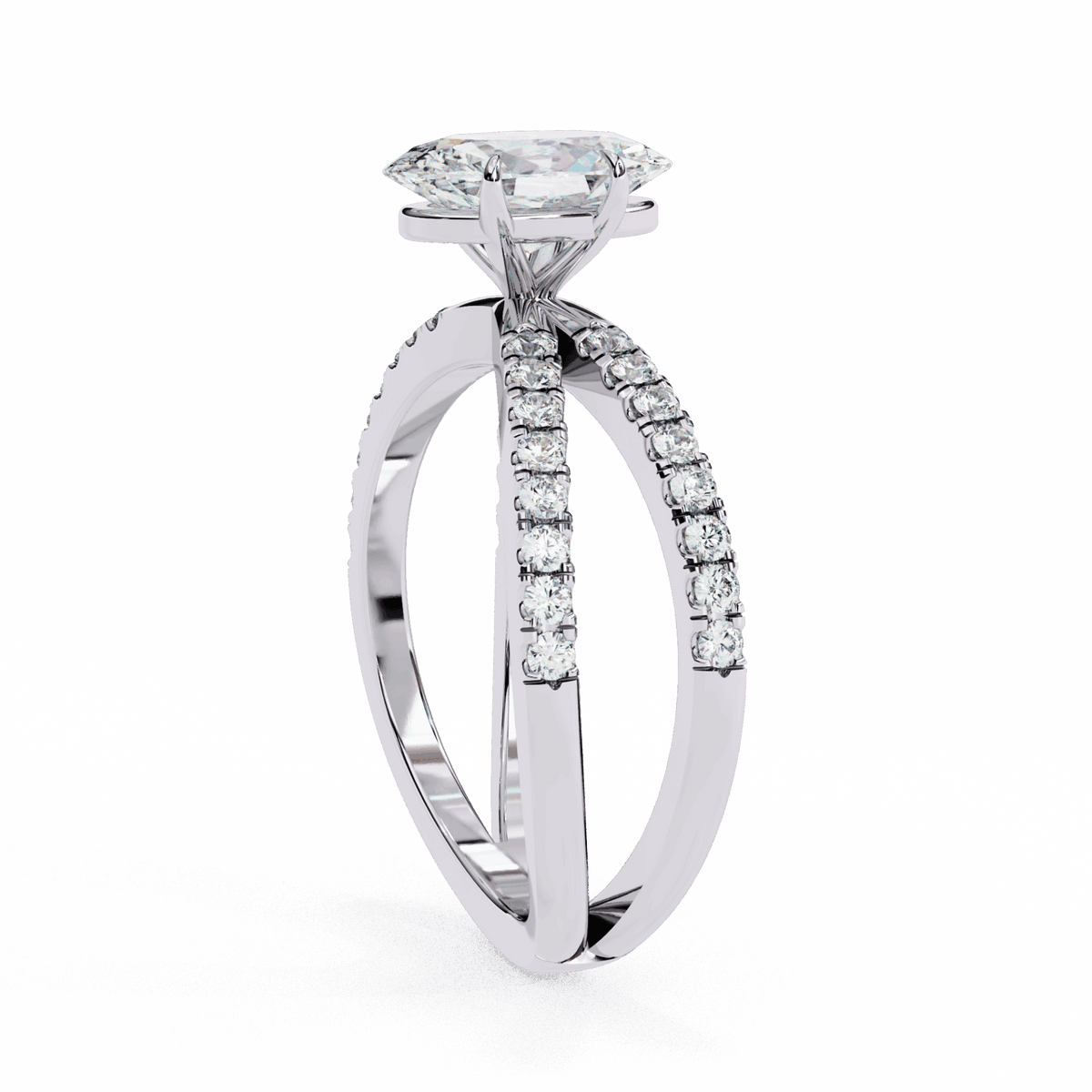 1.5 Carat Oval Endless Promise Solitaire Ring in Moissanite | House of Estara