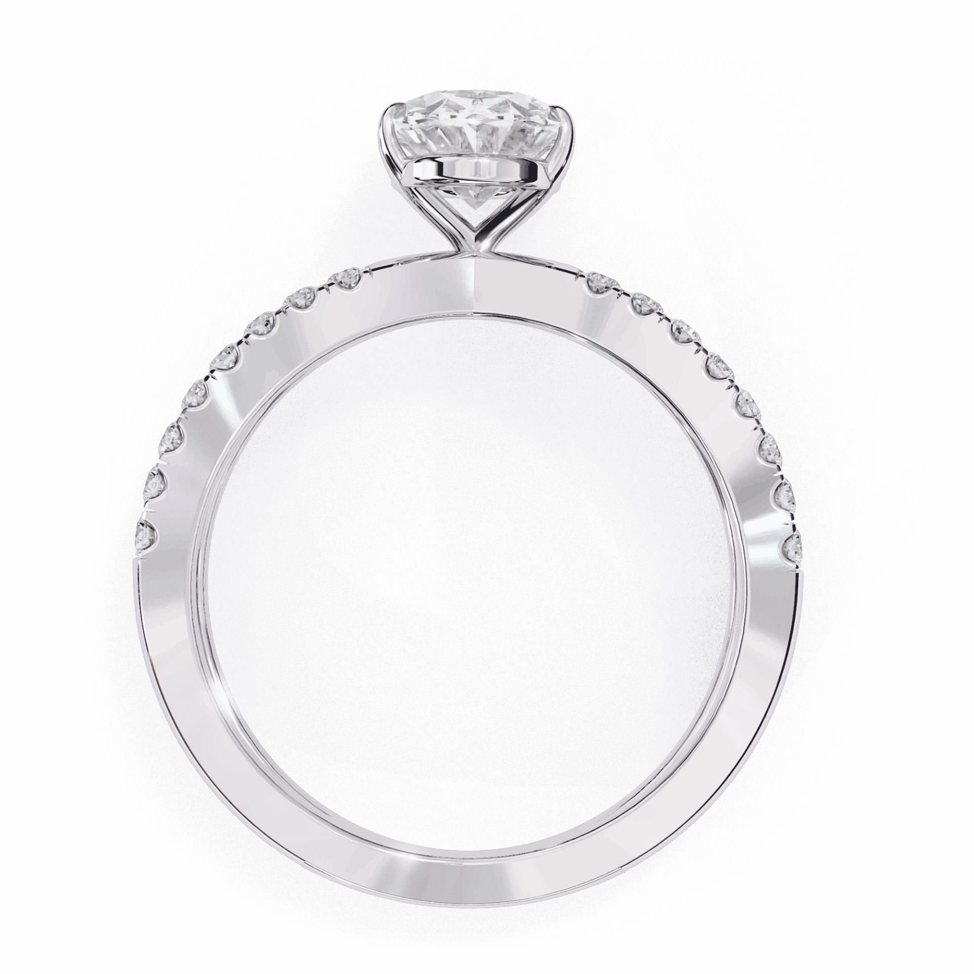 1.5 Carat Oval Endless Promise Solitaire Ring in Moissanite | House of Estara