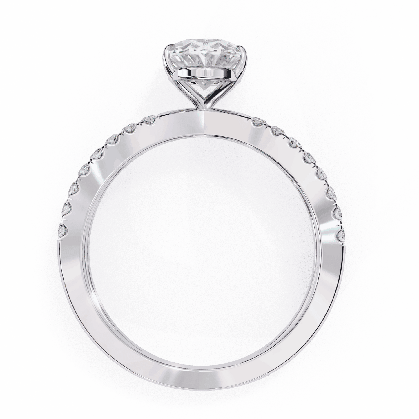 1.5 Carat Oval Endless Promise Solitaire Ring in Moissanite | House of Estara
