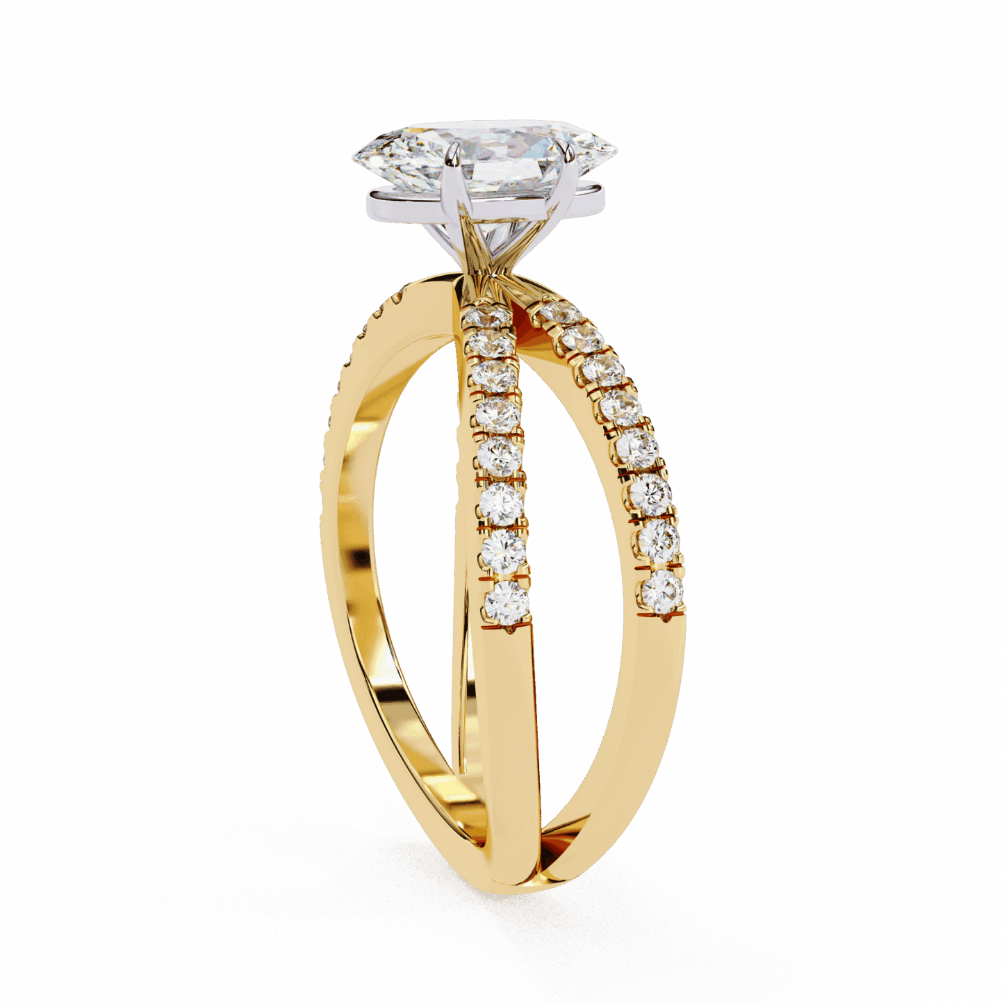 1.5 Carat Oval Endless Promise Solitaire Ring in Moissanite | House of Estara