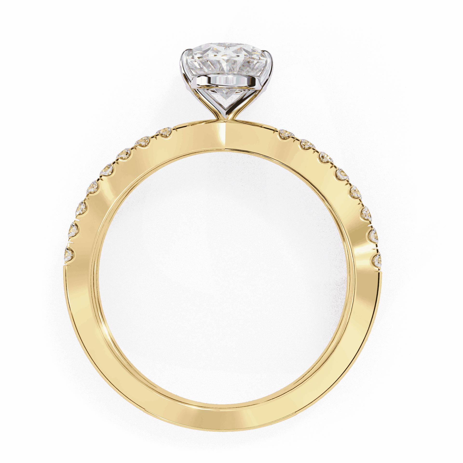 1.5 Carat Oval Endless Promise Solitaire Ring in Moissanite | House of Estara