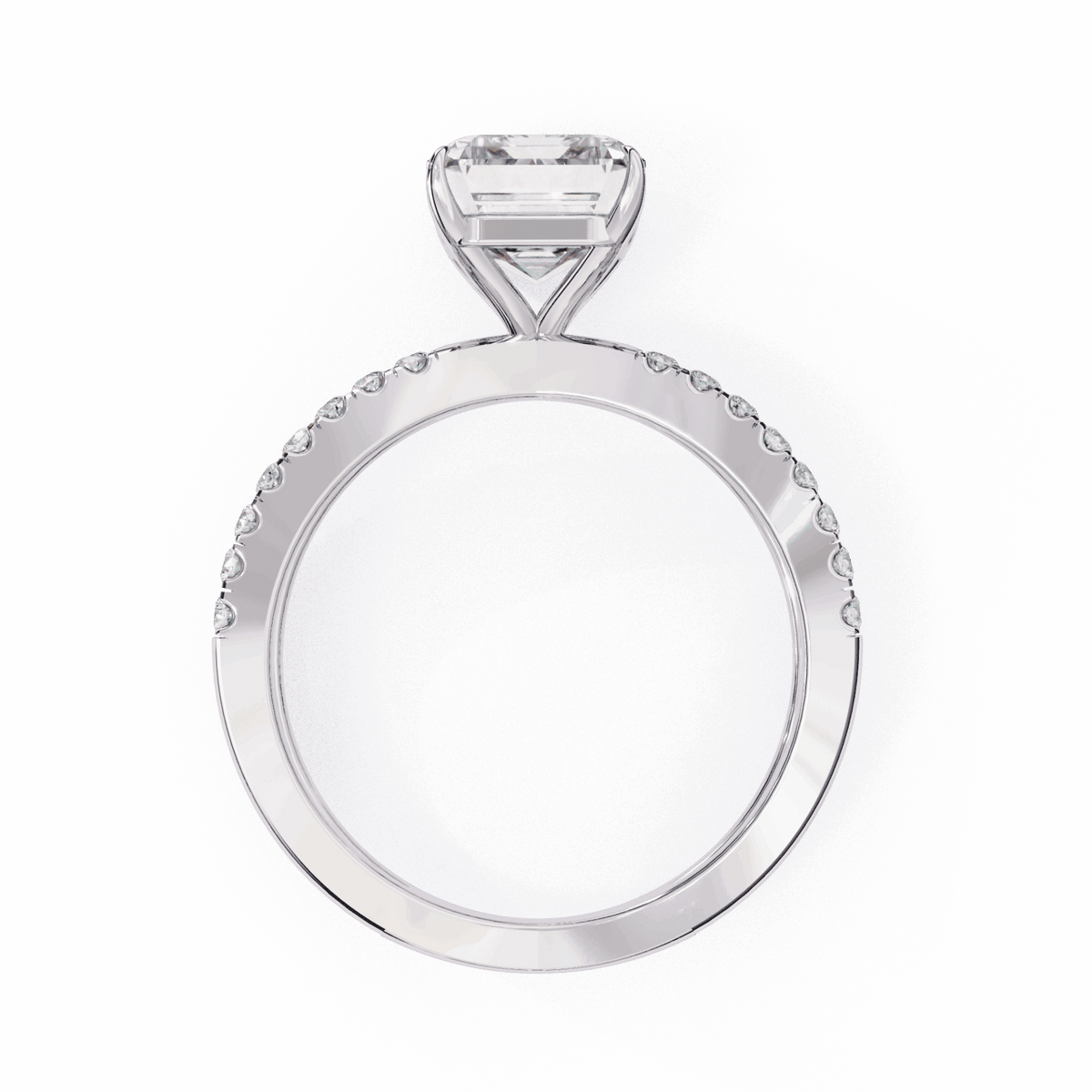 3 Carat Emerald Endless Promise Solitaire Ring in Moissanite | House of Estara