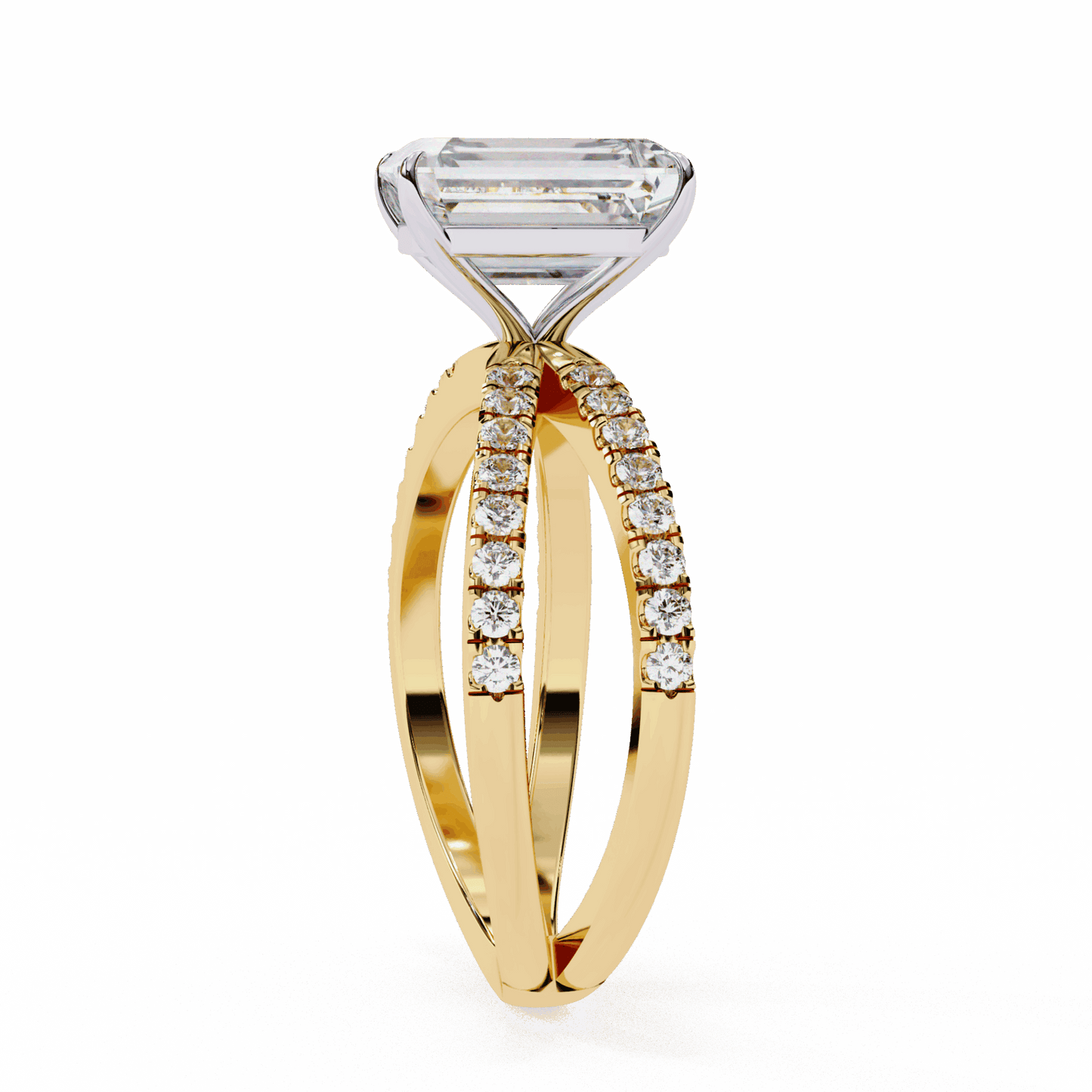 3 Carat Emerald Endless Promise Solitaire Ring in Moissanite | House of Estara