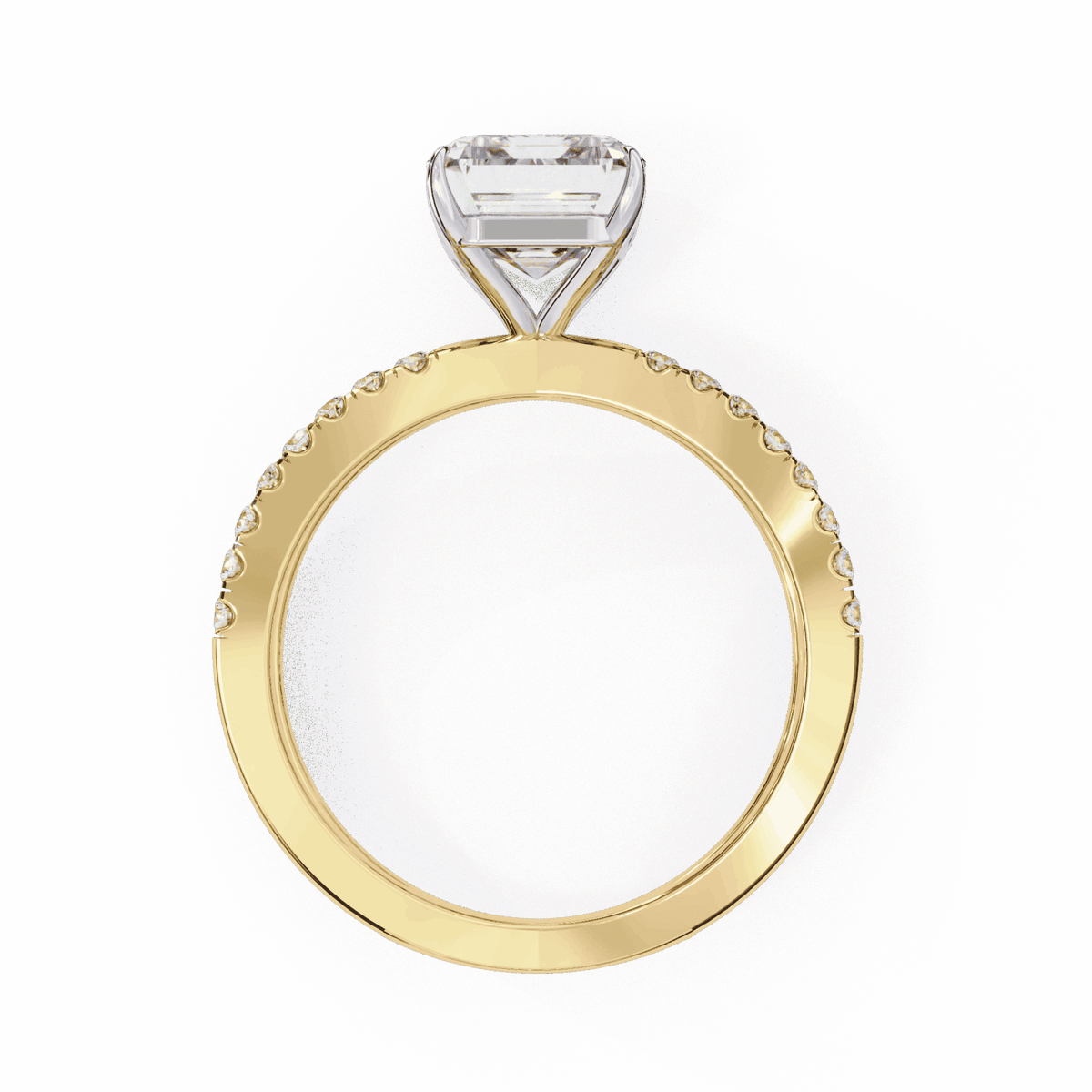 3 Carat Emerald Endless Promise Solitaire Ring in Moissanite | House of Estara