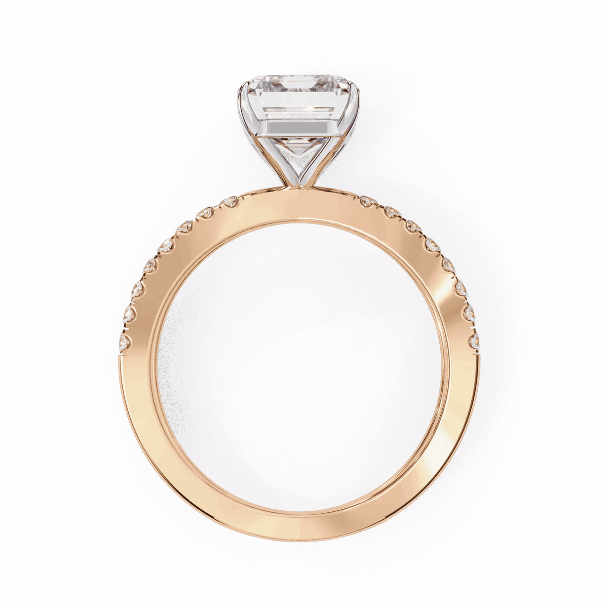 3 Carat Emerald Endless Promise Solitaire Ring in Moissanite | House of Estara