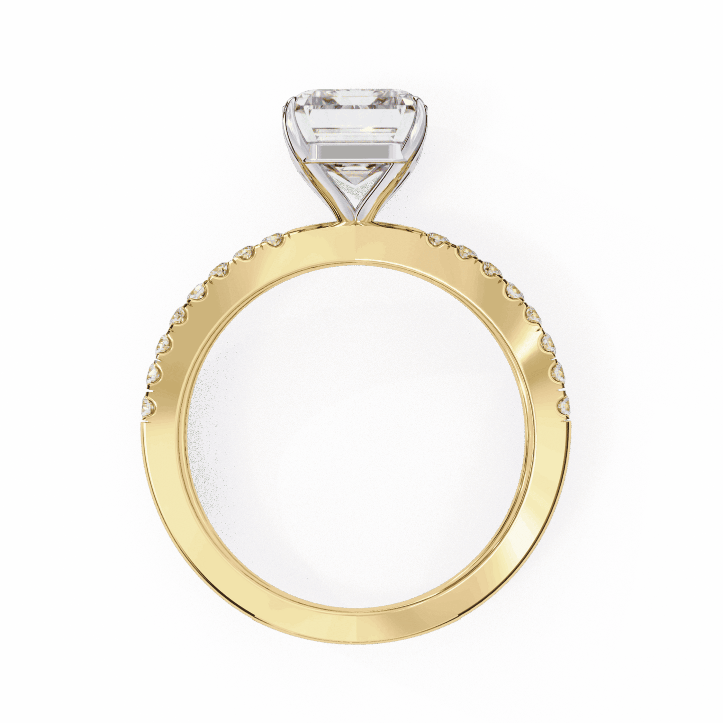 2.75 Carat Radiant Endless Promise Solitaire Ring in Moissanite | House of Estara
