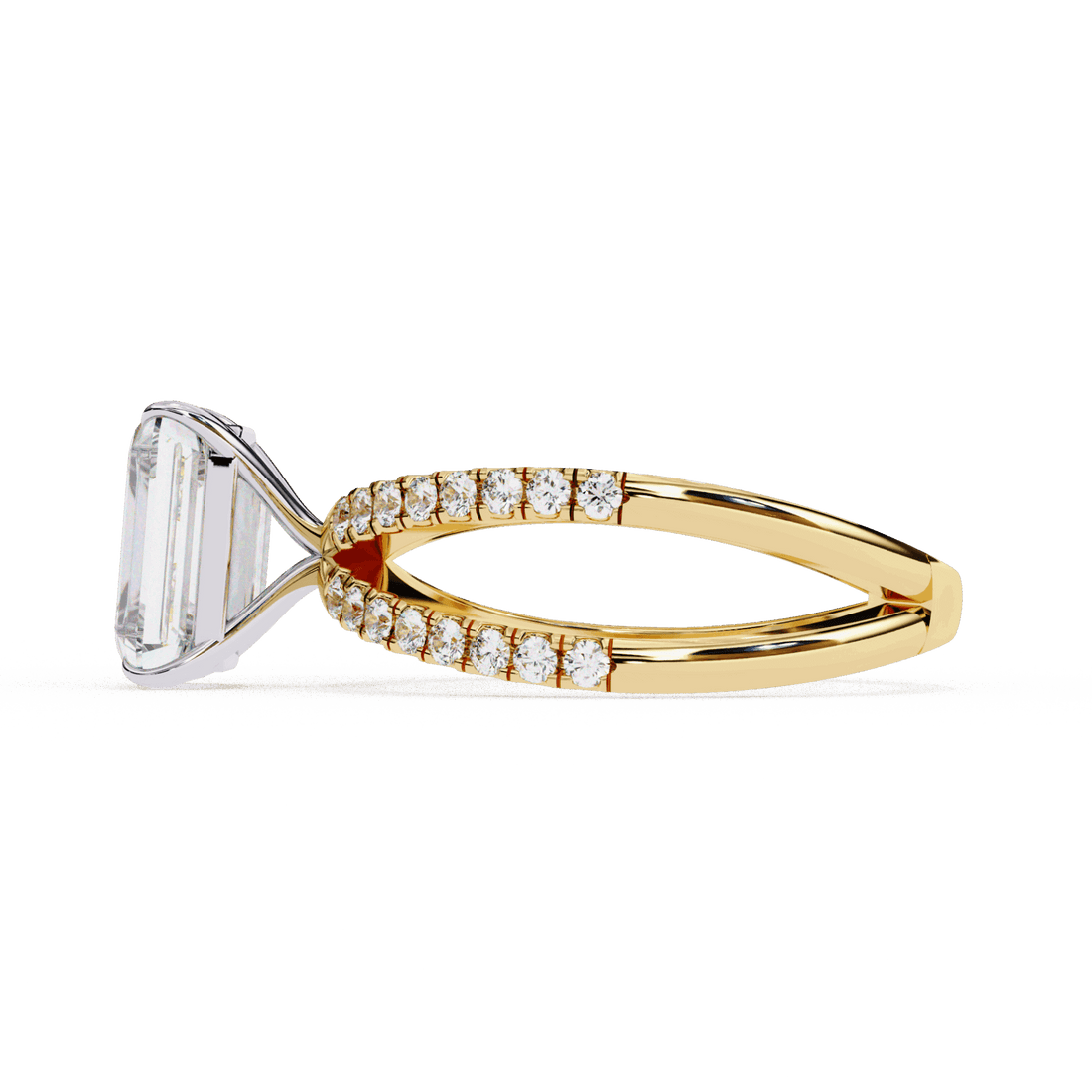 2.75 Carat Radiant Endless Promise Solitaire Ring in Moissanite | House of Estara