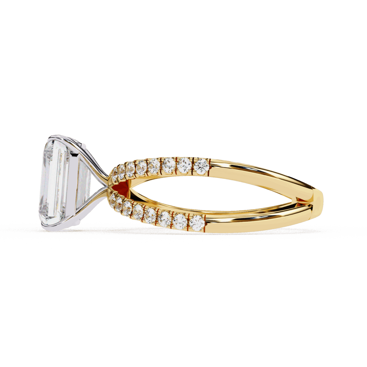 2.75 Carat Radiant Endless Promise Solitaire Ring in Moissanite | House of Estara
