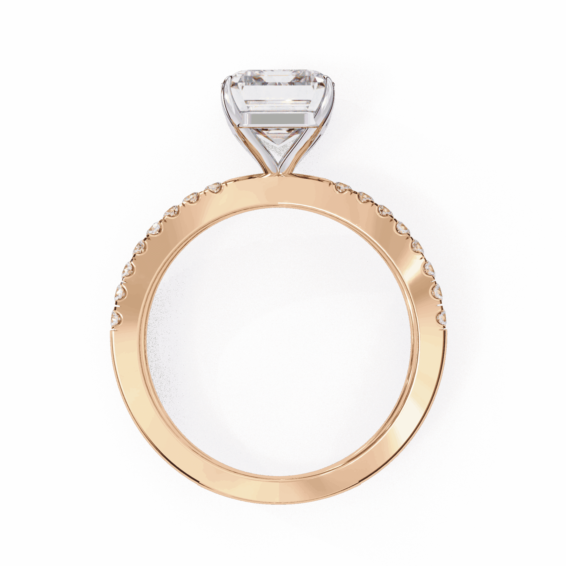 2.75 Carat Radiant Endless Promise Solitaire Ring in Moissanite | House of Estara