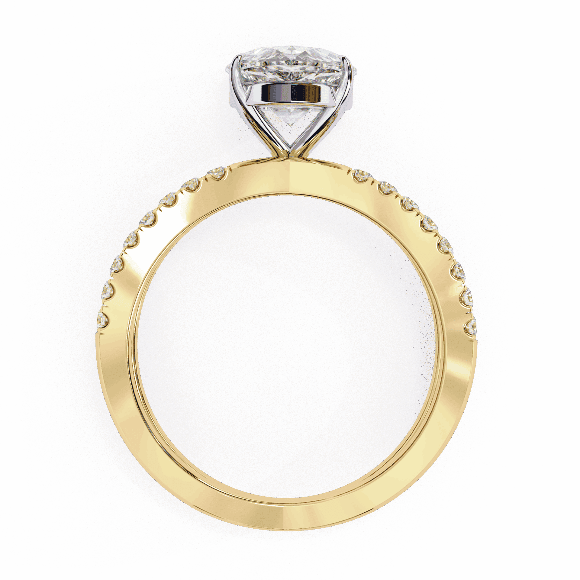 1.75 Carat Pear Endless Promise Solitaire Ring in Moissanite | House of Estara