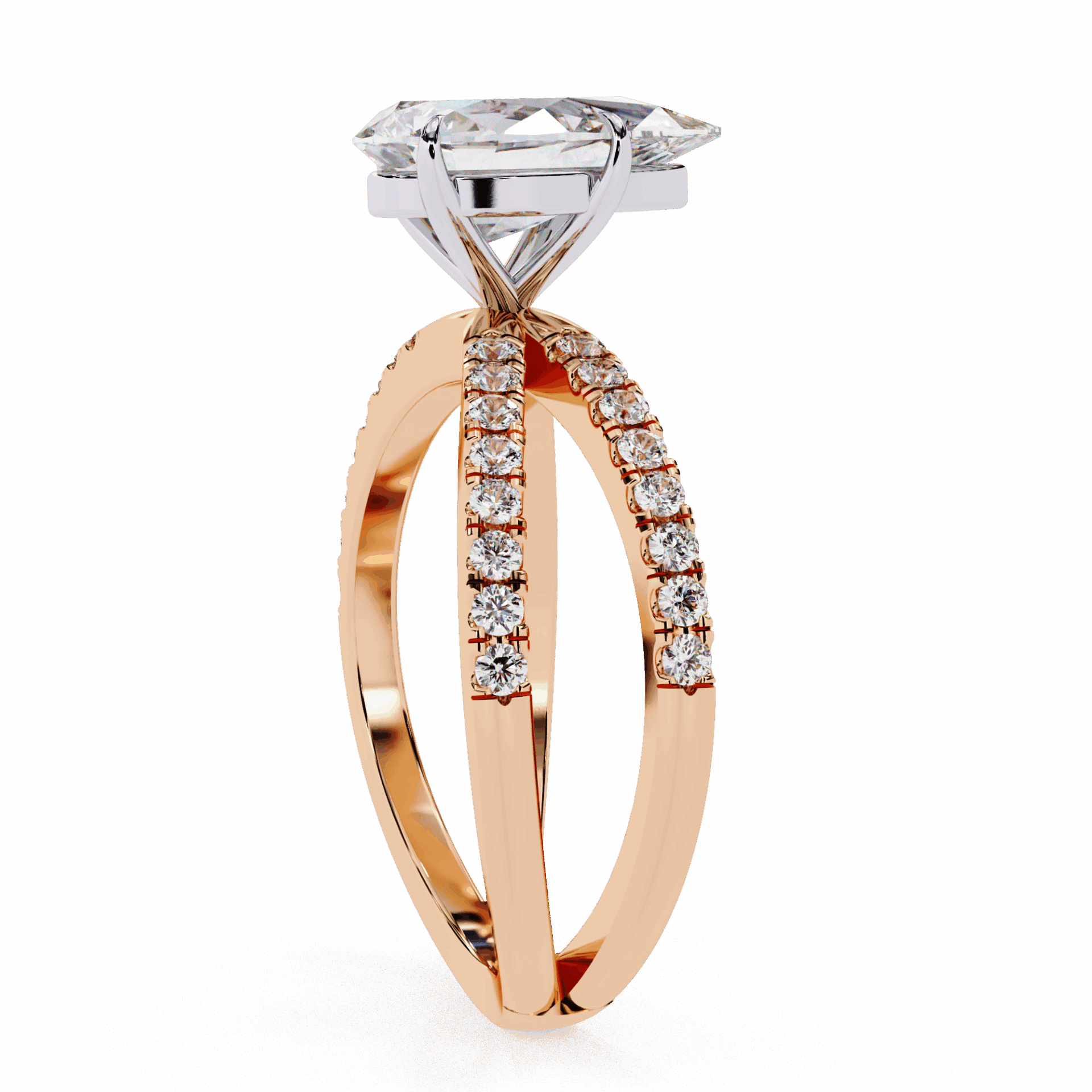 1.75 Carat Pear Endless Promise Solitaire Ring in Moissanite | House of Estara