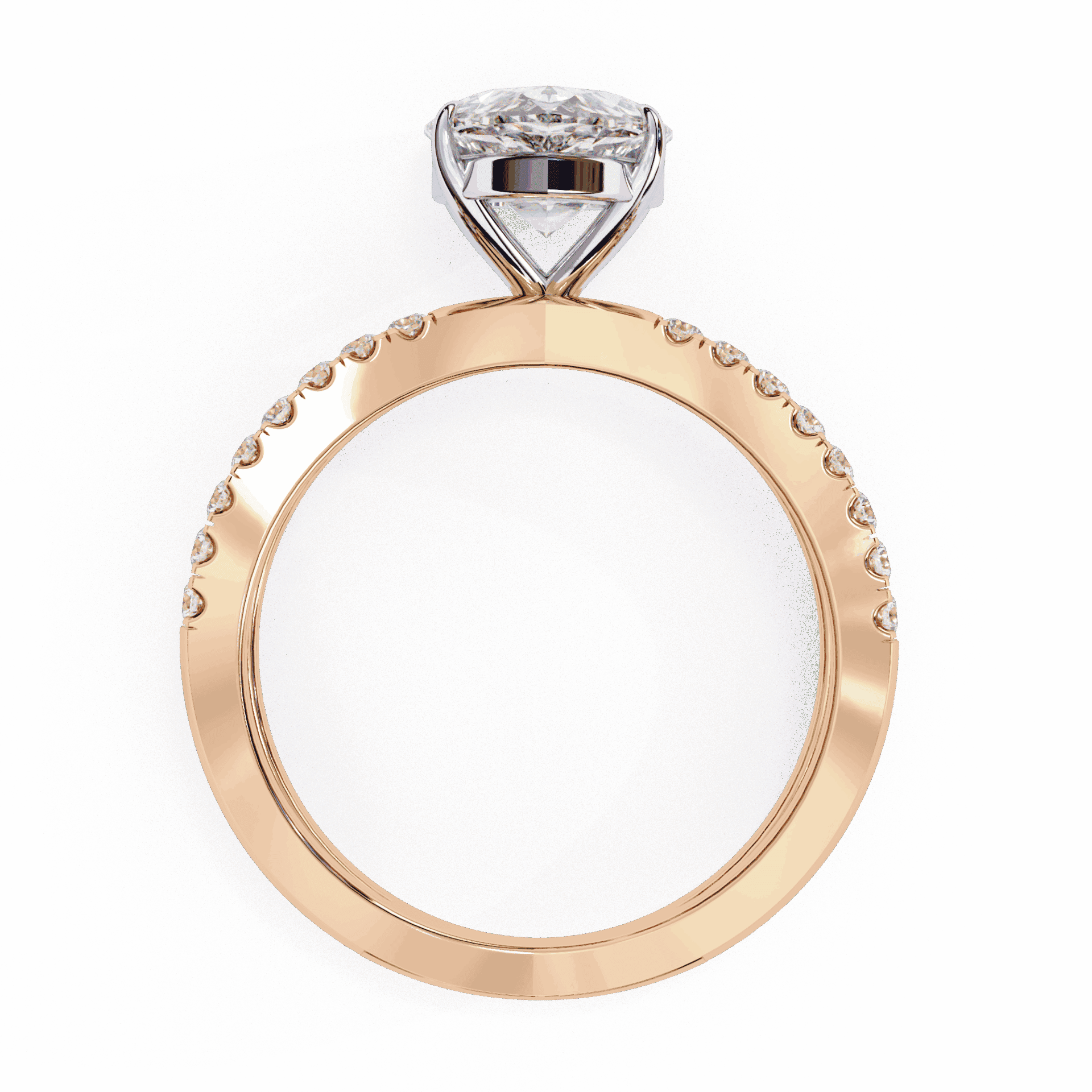 1.75 Carat Pear Endless Promise Solitaire Ring in Moissanite | House of Estara