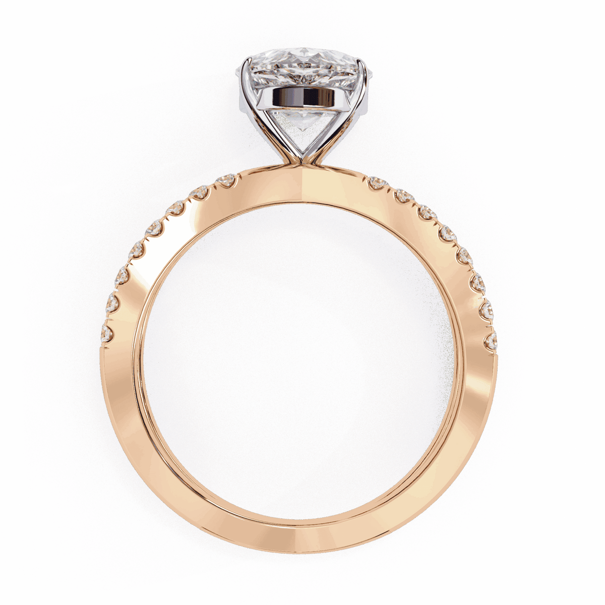 1.75 Carat Pear Endless Promise Solitaire Ring in Moissanite | House of Estara