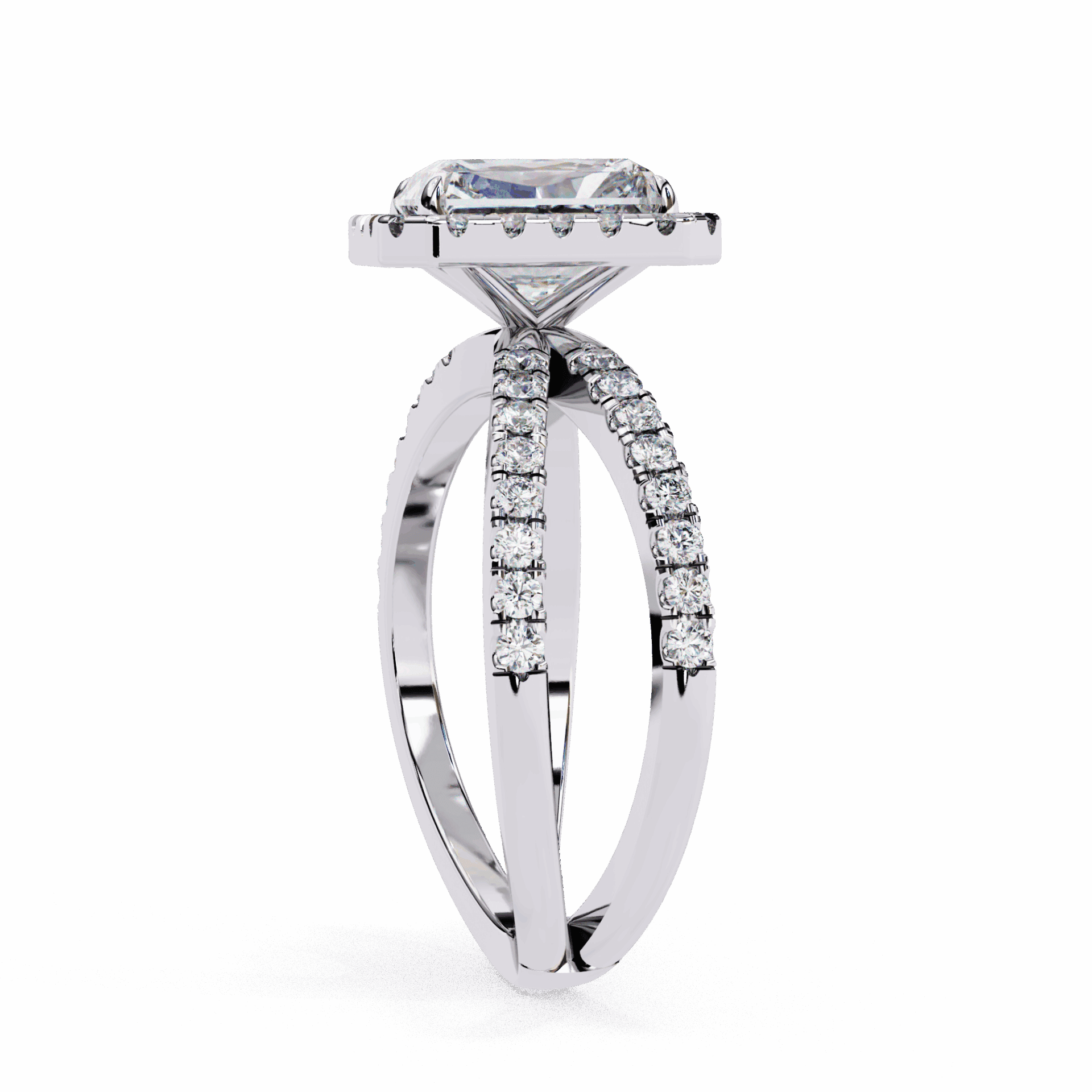 2.25 Carat Emerald Signature Solitaire Ring in Moissanite | House of Estara