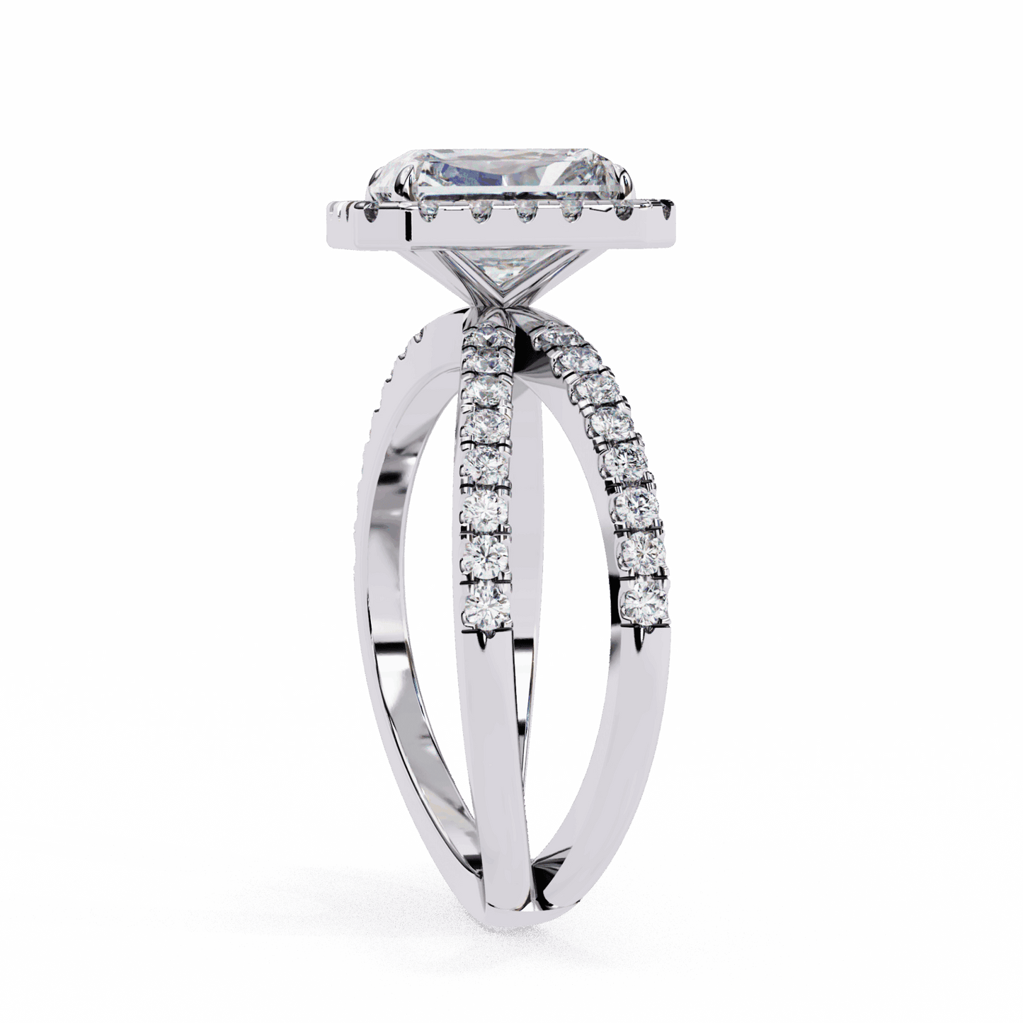 2.25 Carat Emerald Signature Solitaire Ring in Moissanite | House of Estara