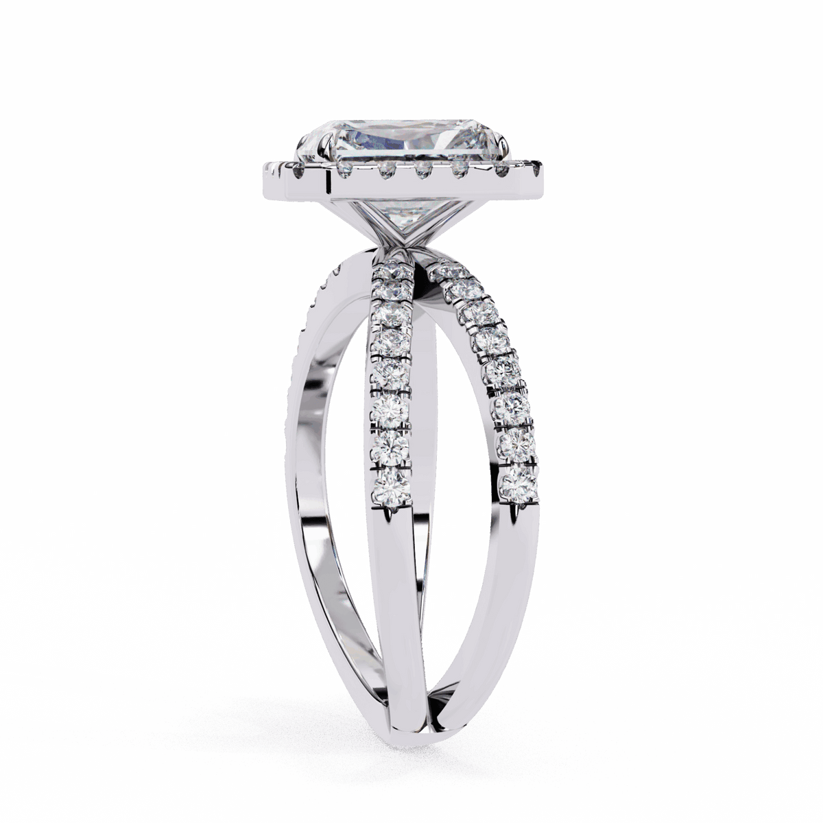 2.25 Carat Emerald Signature Solitaire Ring in Moissanite | House of Estara