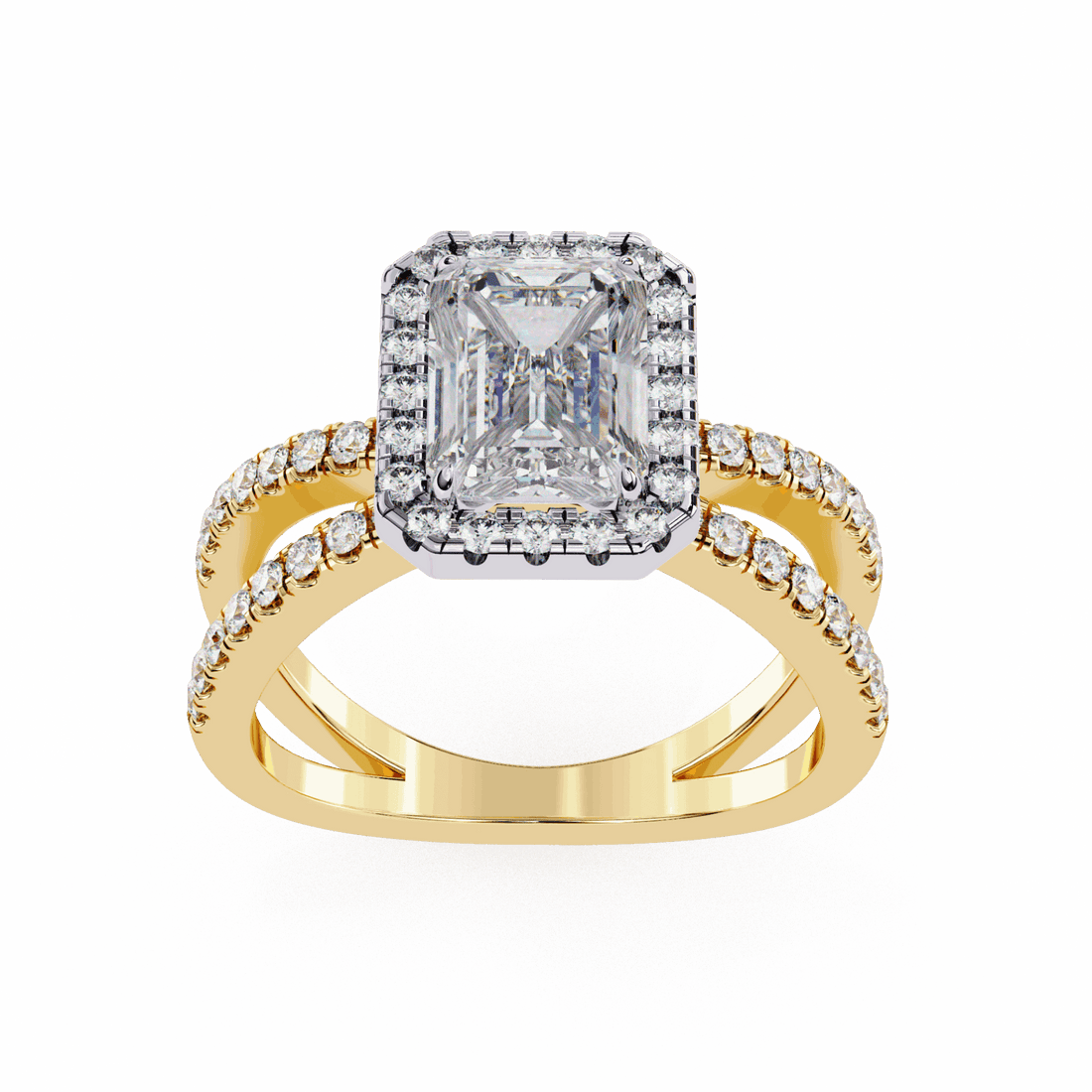 2.25 Carat Emerald Signature Solitaire Ring in Moissanite | House of Estara