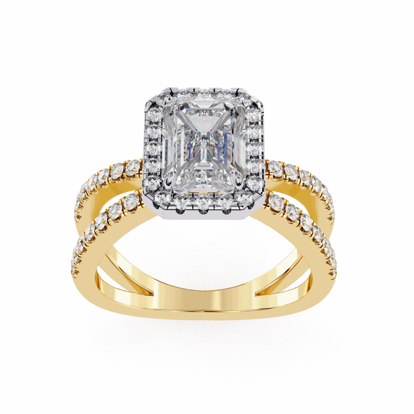 2.25 Carat Emerald Signature Solitaire Ring in Moissanite | House of Estara
