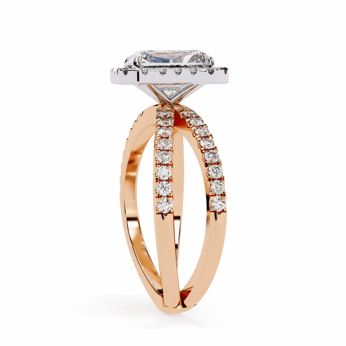 2.25 Carat Emerald Signature Solitaire Ring in Moissanite | House of Estara