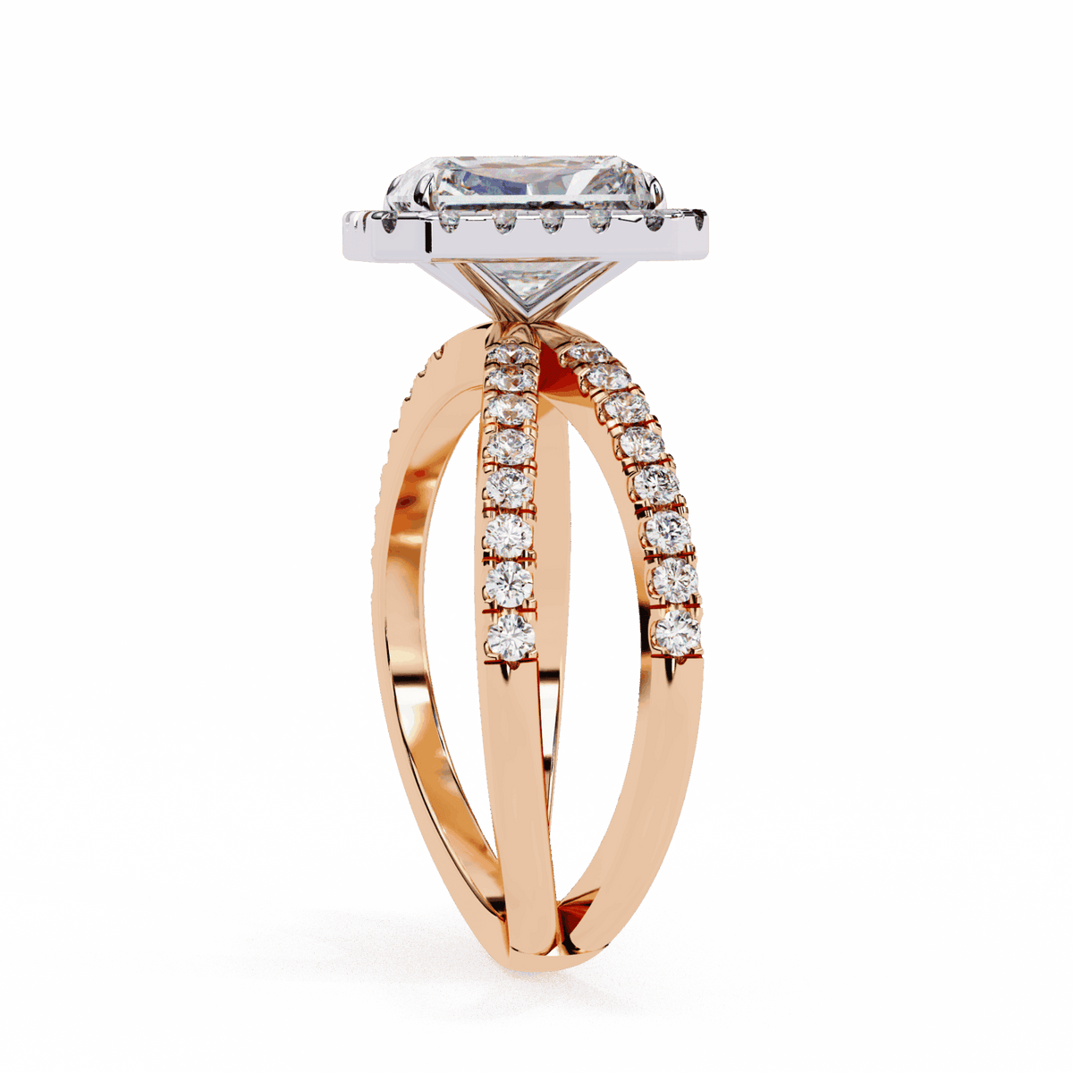 2.25 Carat Emerald Signature Solitaire Ring in Moissanite | House of Estara