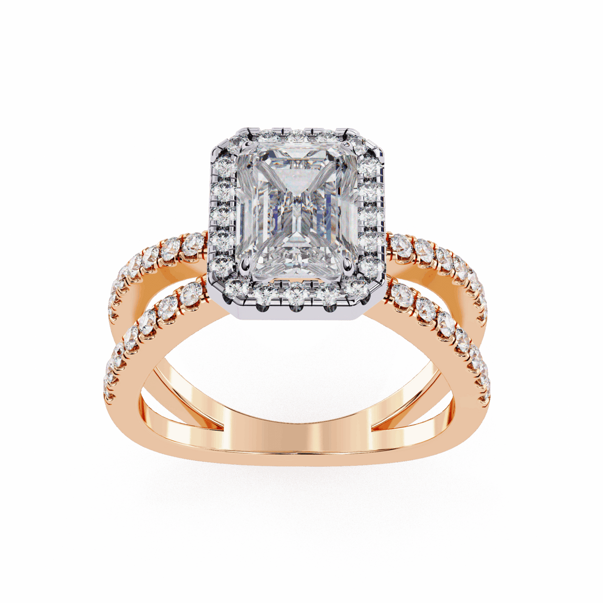 2.25 Carat Emerald Signature Solitaire Ring in Moissanite | House of Estara